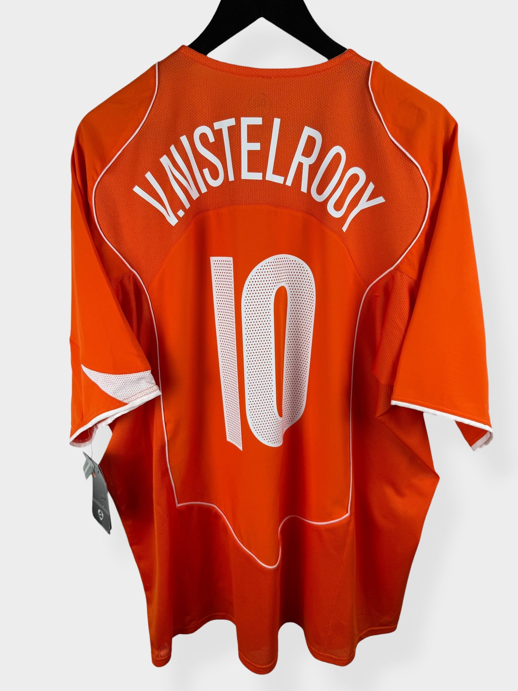 2004-06 NETHERLANDS HOME SHIRT V. NISTELROOY #10 XXL