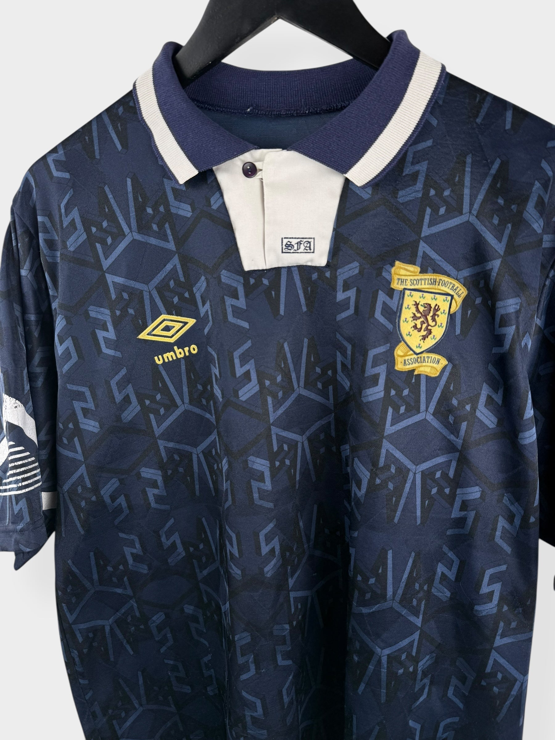 1991-94 SCOTLAND HOME SHIRT L - Authentic Football Club