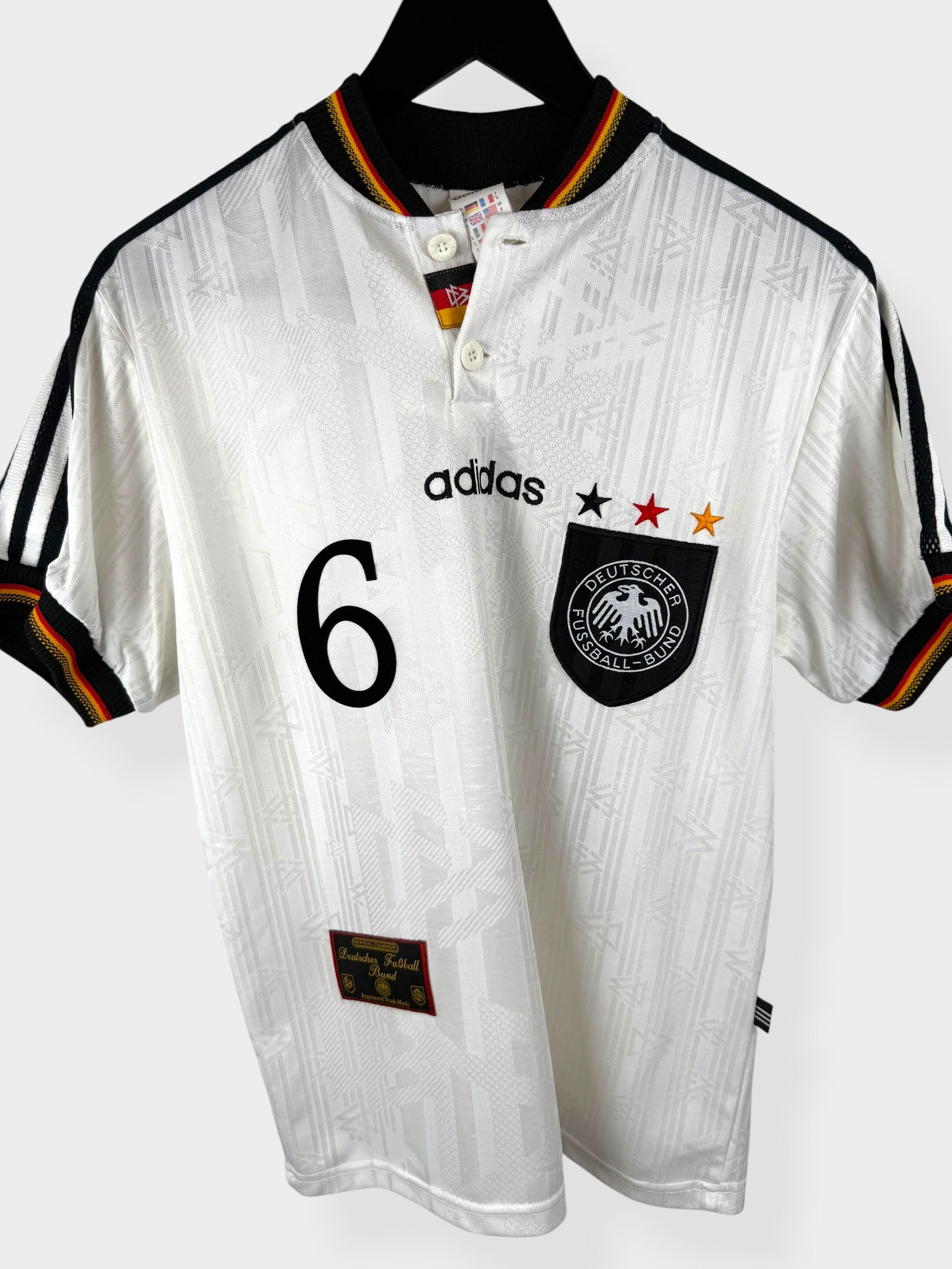 MAILLOT DOMICILE ALLEMAGNE 1996-98 SAMMER #6 S