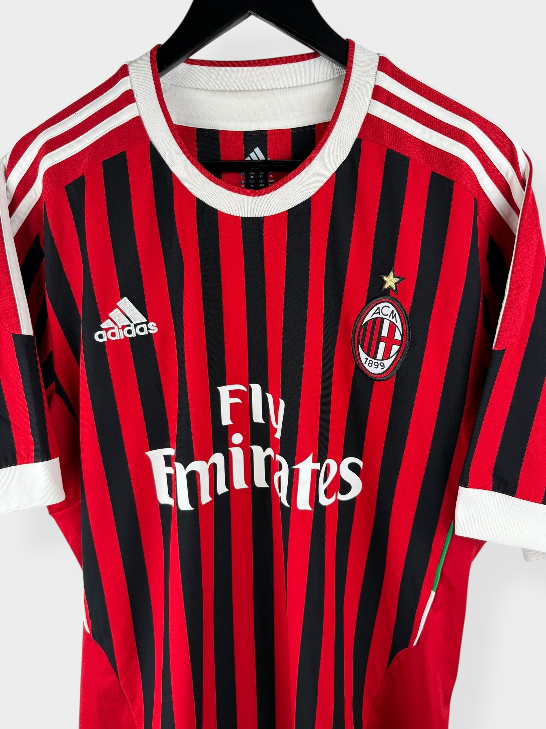 2011-12 AC MILAN HOME SHIRT PRINCE #27 XL