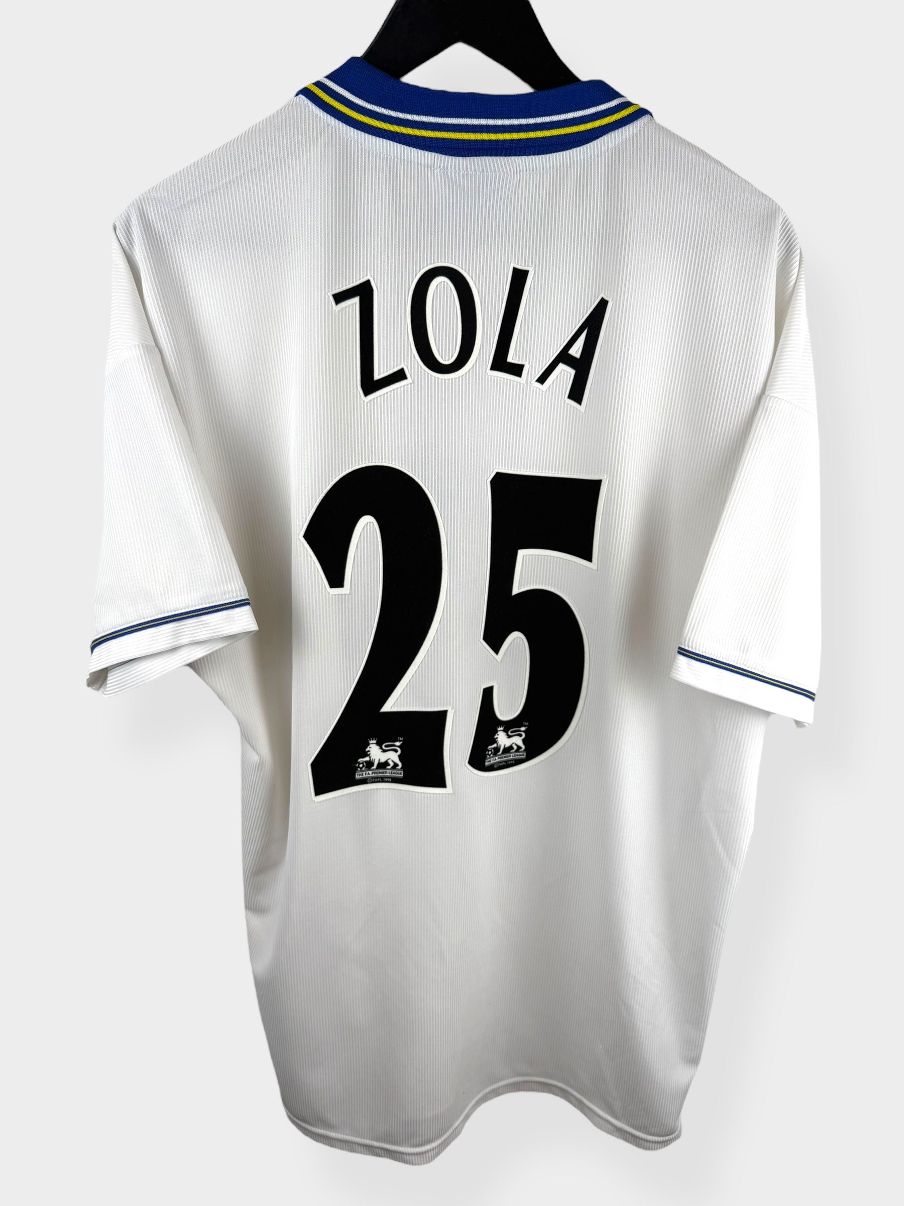 1998-00 CHELSEA AWAY SHIRT ZOLA #25 XL
