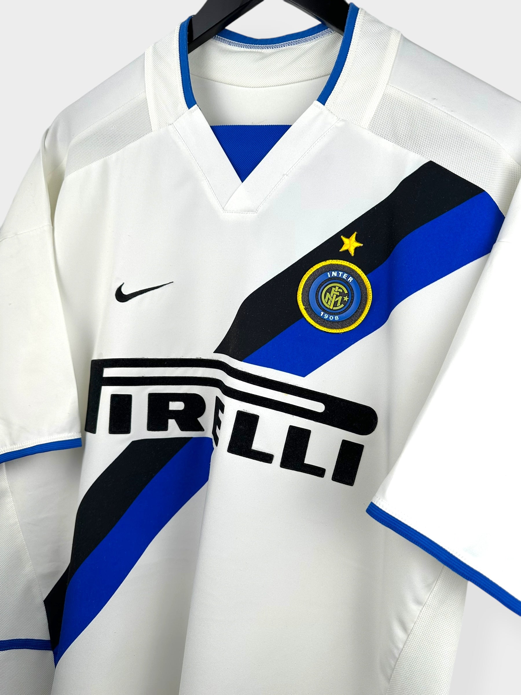 2002-03 INTER MILAN AWAY SHIRT ADRIANO #10 L