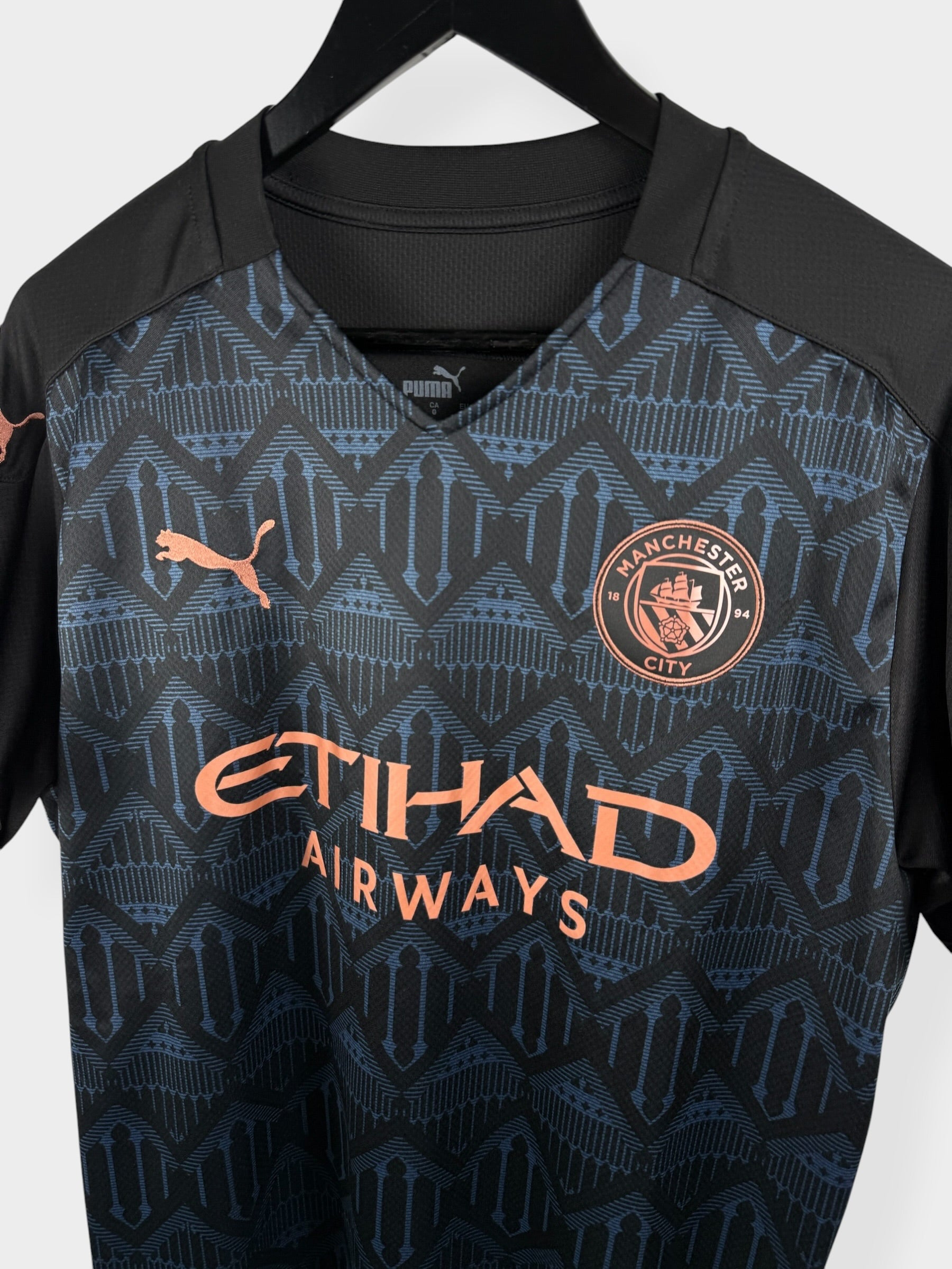 MAILLOT EXTÉRIEUR MANCHESTER CITY 2020-21 DE BRUYNE #17 L