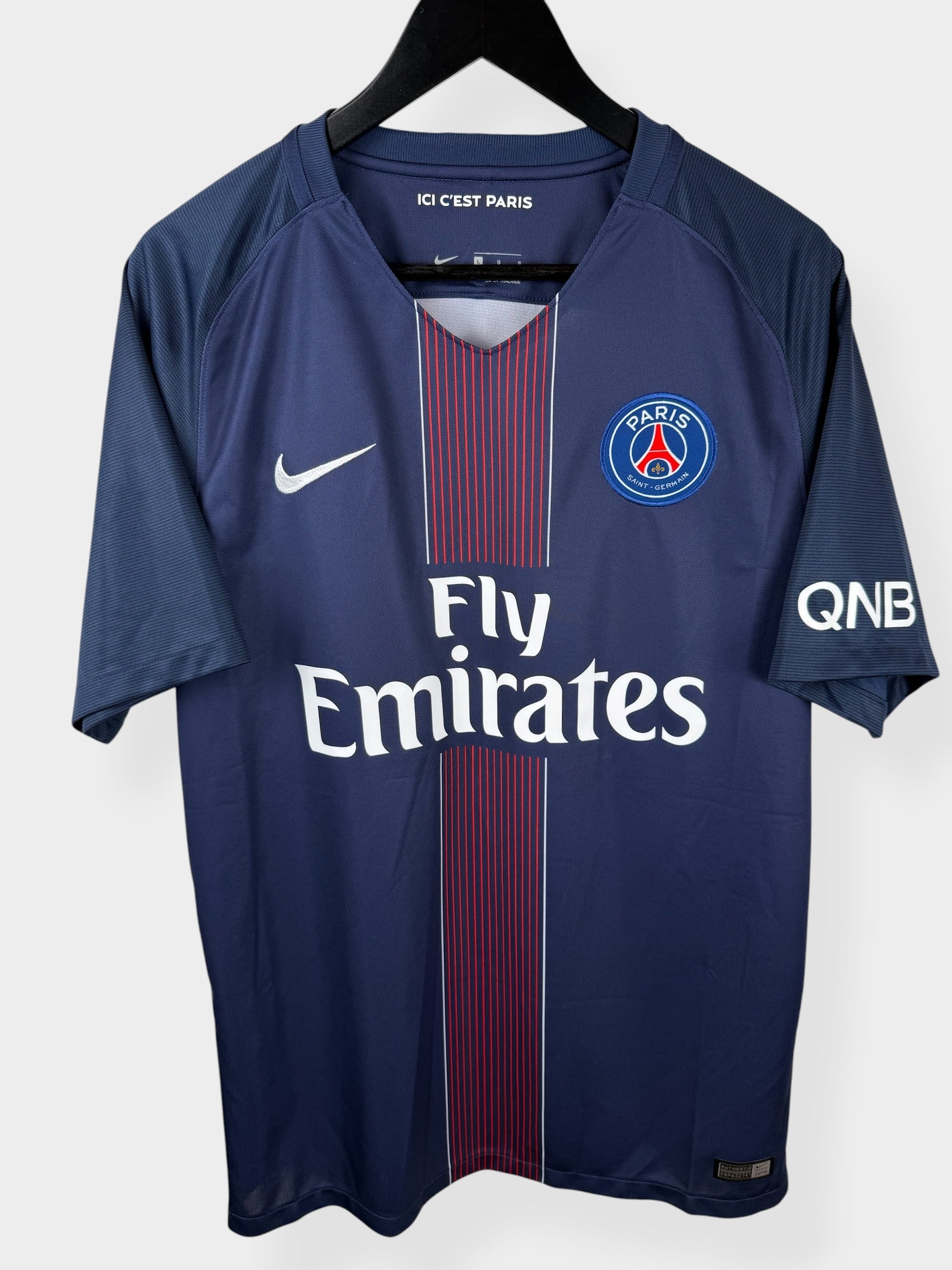 2016-17 PARIS SAINT-GERMAIN HOME SHIRT IBRAHIMOVIC #10 L