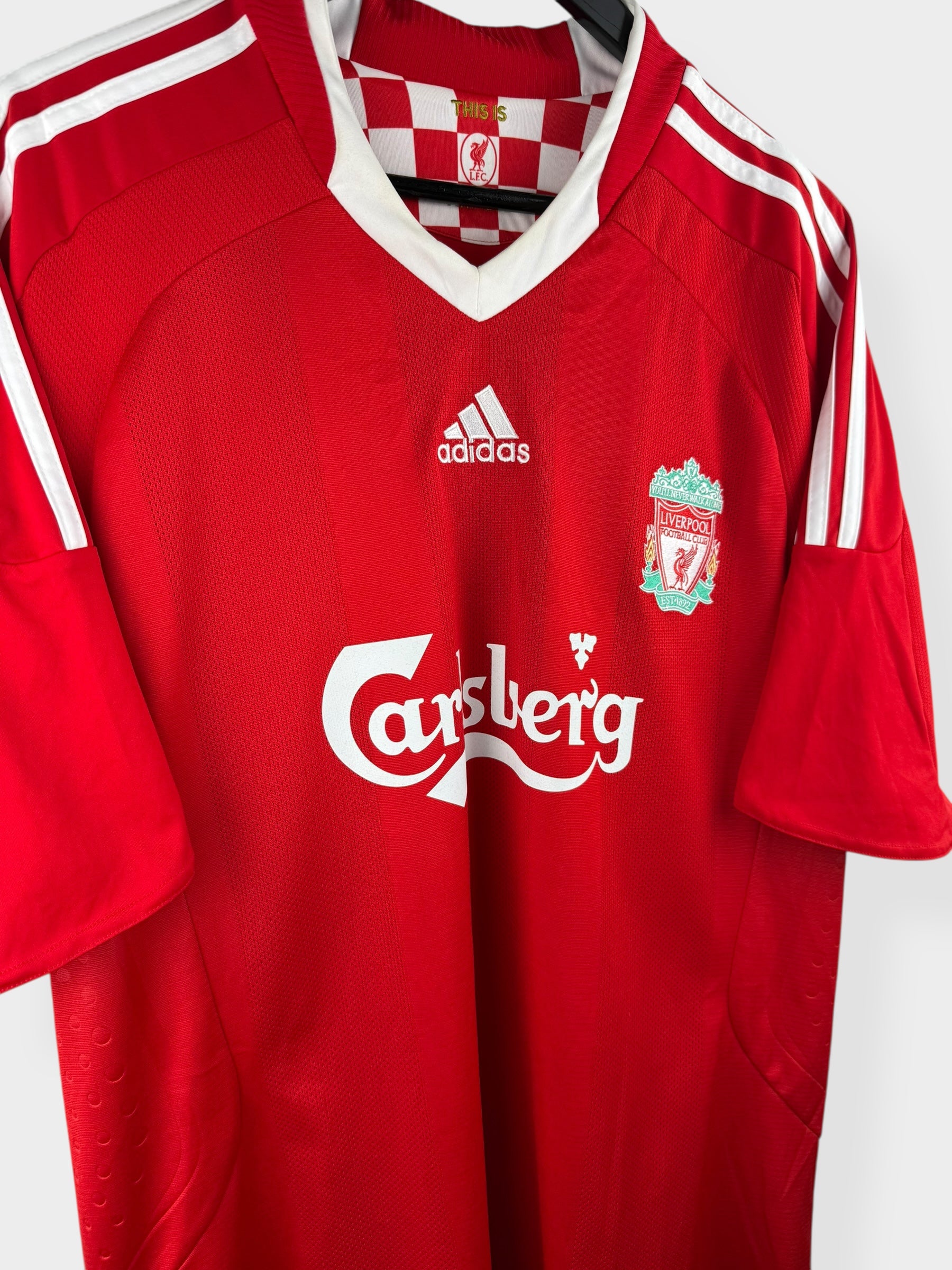 2008-10 LIVERPOOL HOME SHIRT XL