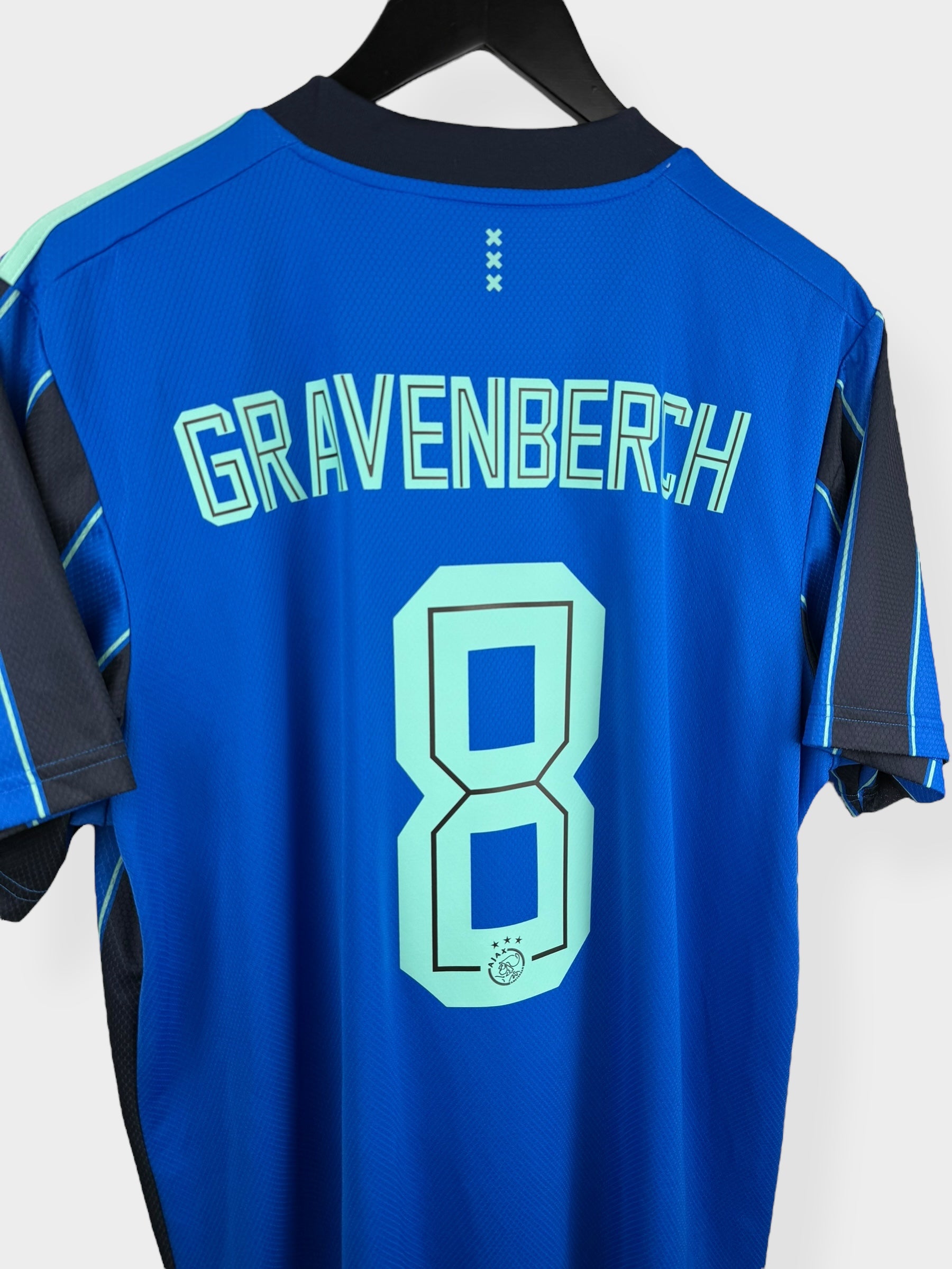 2021-22 AJAX AWAY SHIRT GRAVENBERCH #8 XL