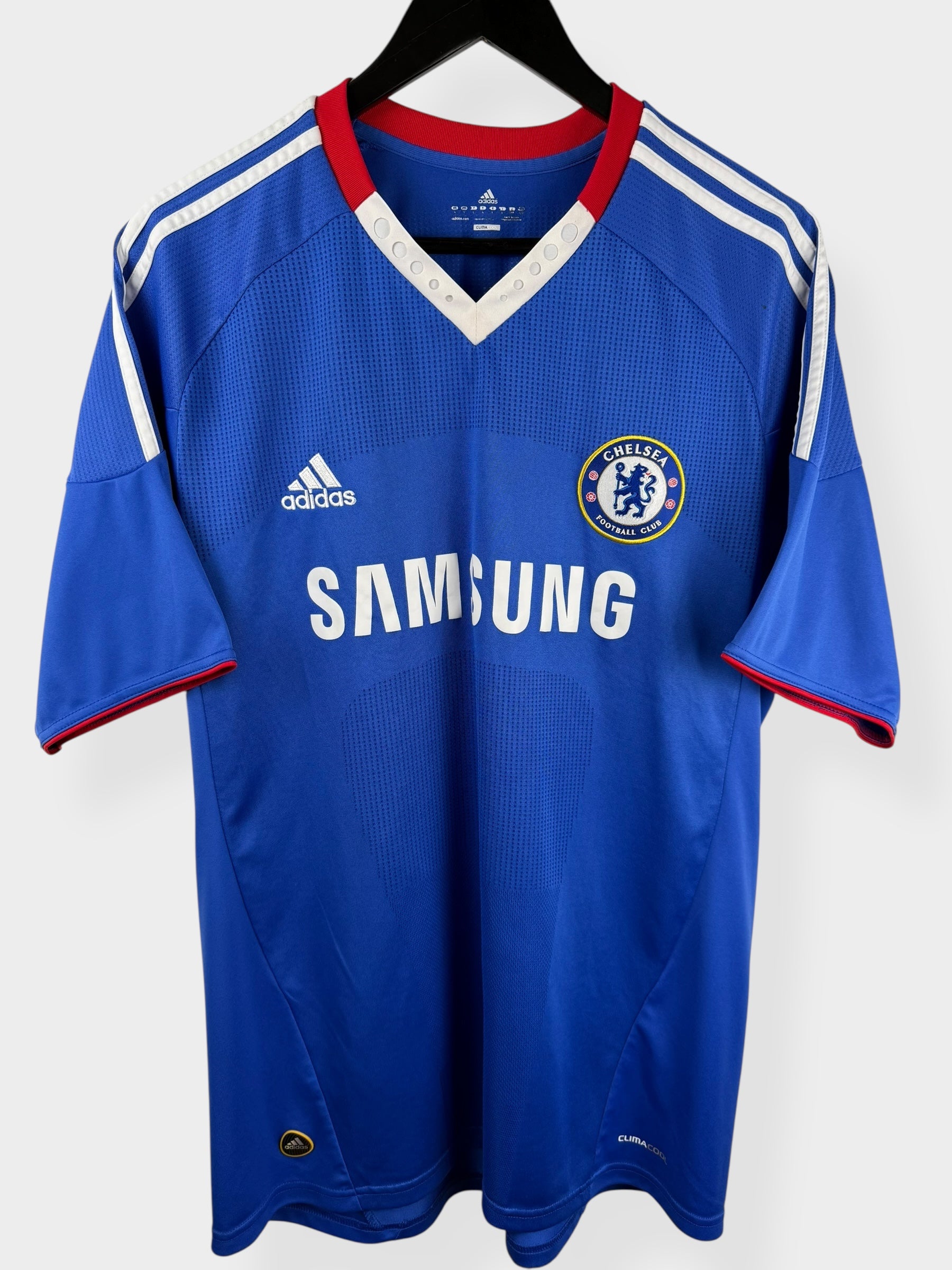2010-11 CHELSEA HOME SHIRT KALOU #21 L