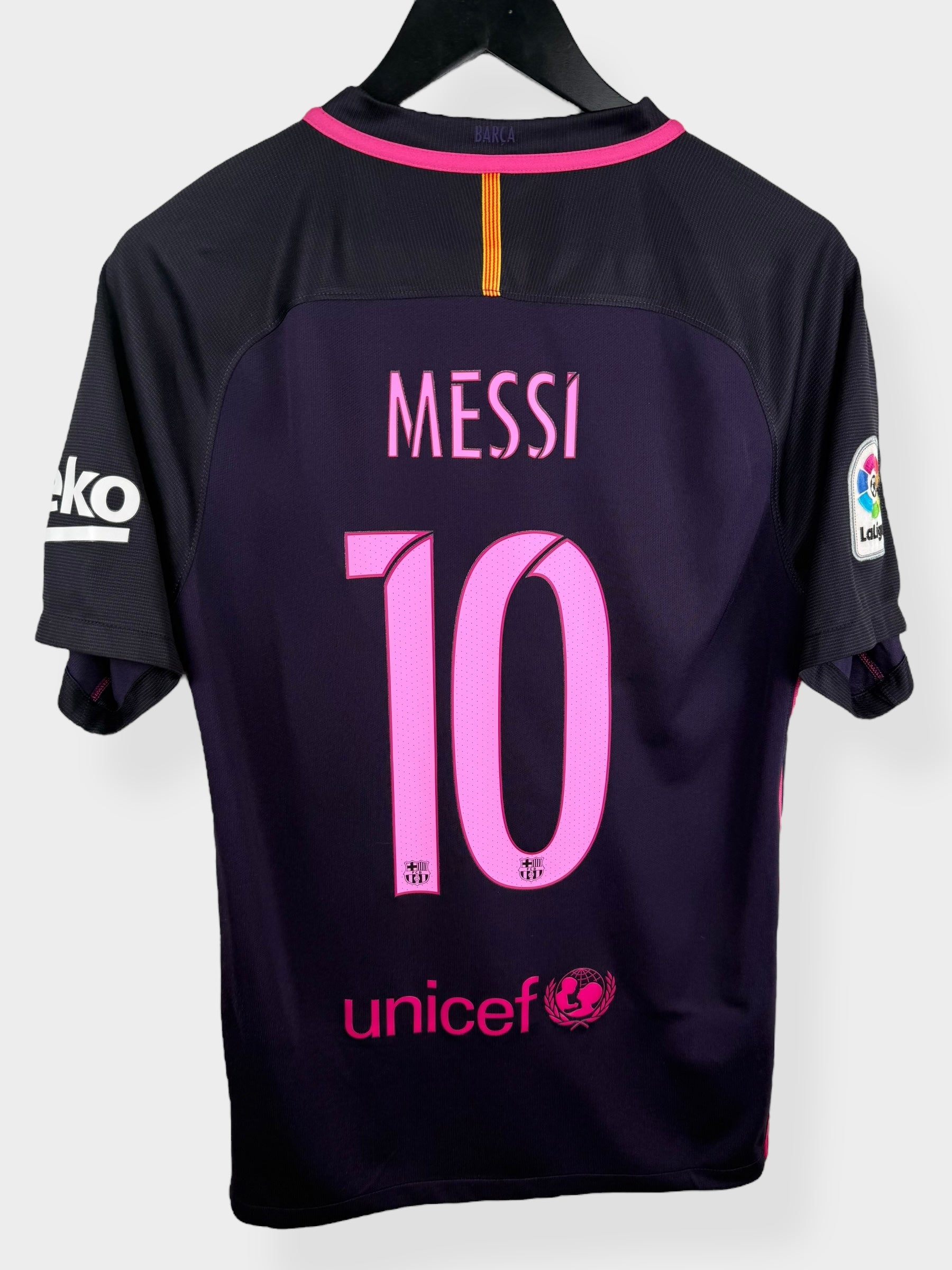 2016-17 BARCELONA AWAY SHIRT MESSI #10 S