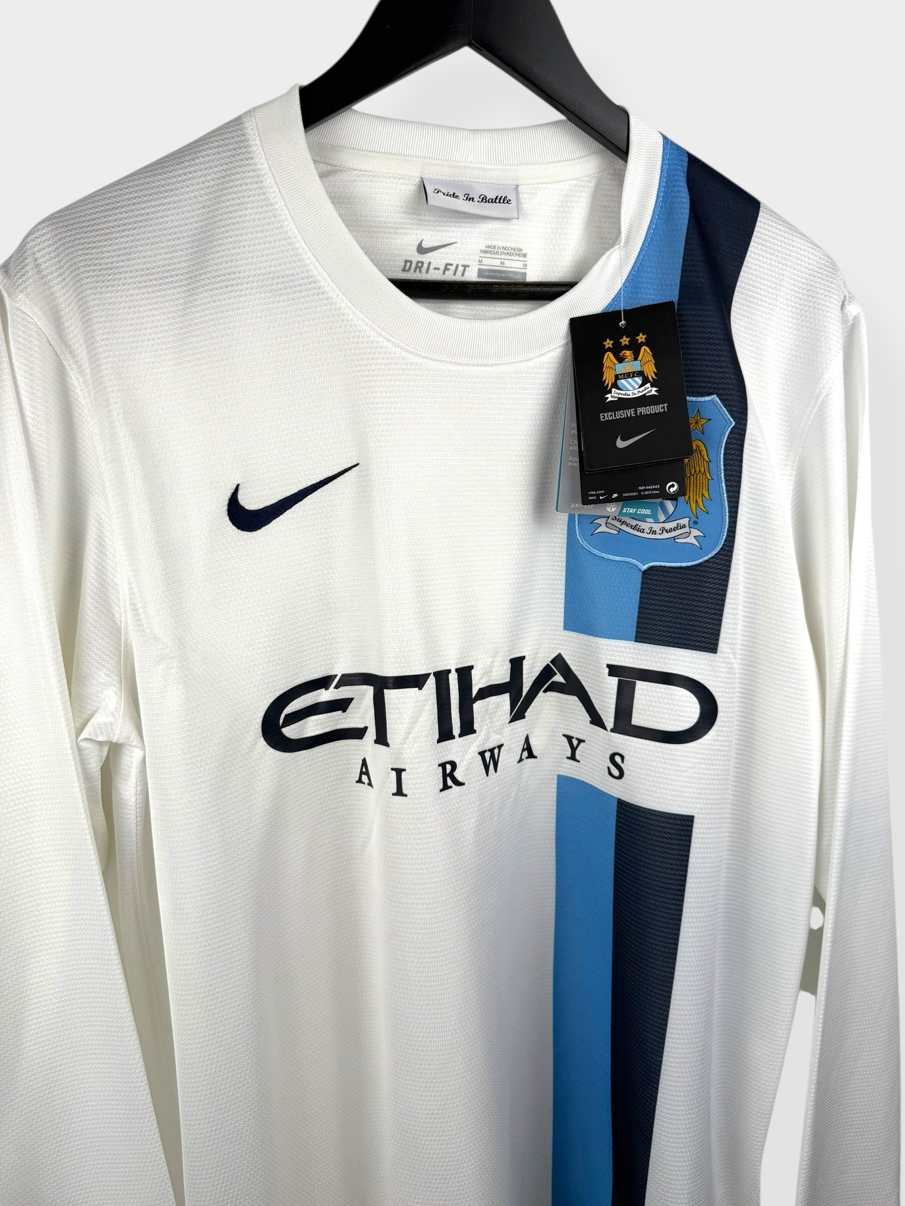 2013-14 MANCHESTER CITY THIRD SHIRT LS M - Authentic Football Club