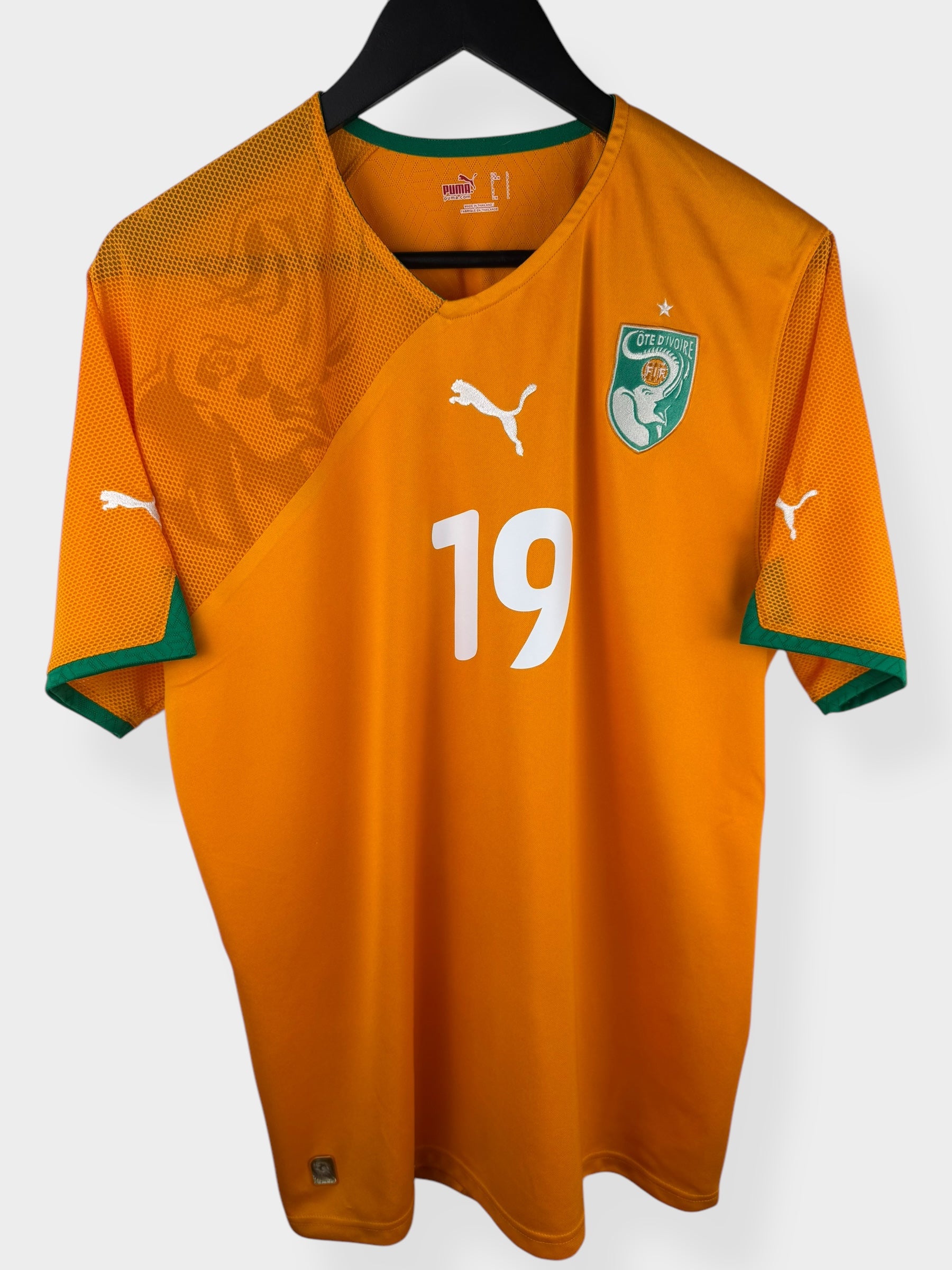 2010-11 IVORY COAST HOME SHIRT TOURE #19 XL