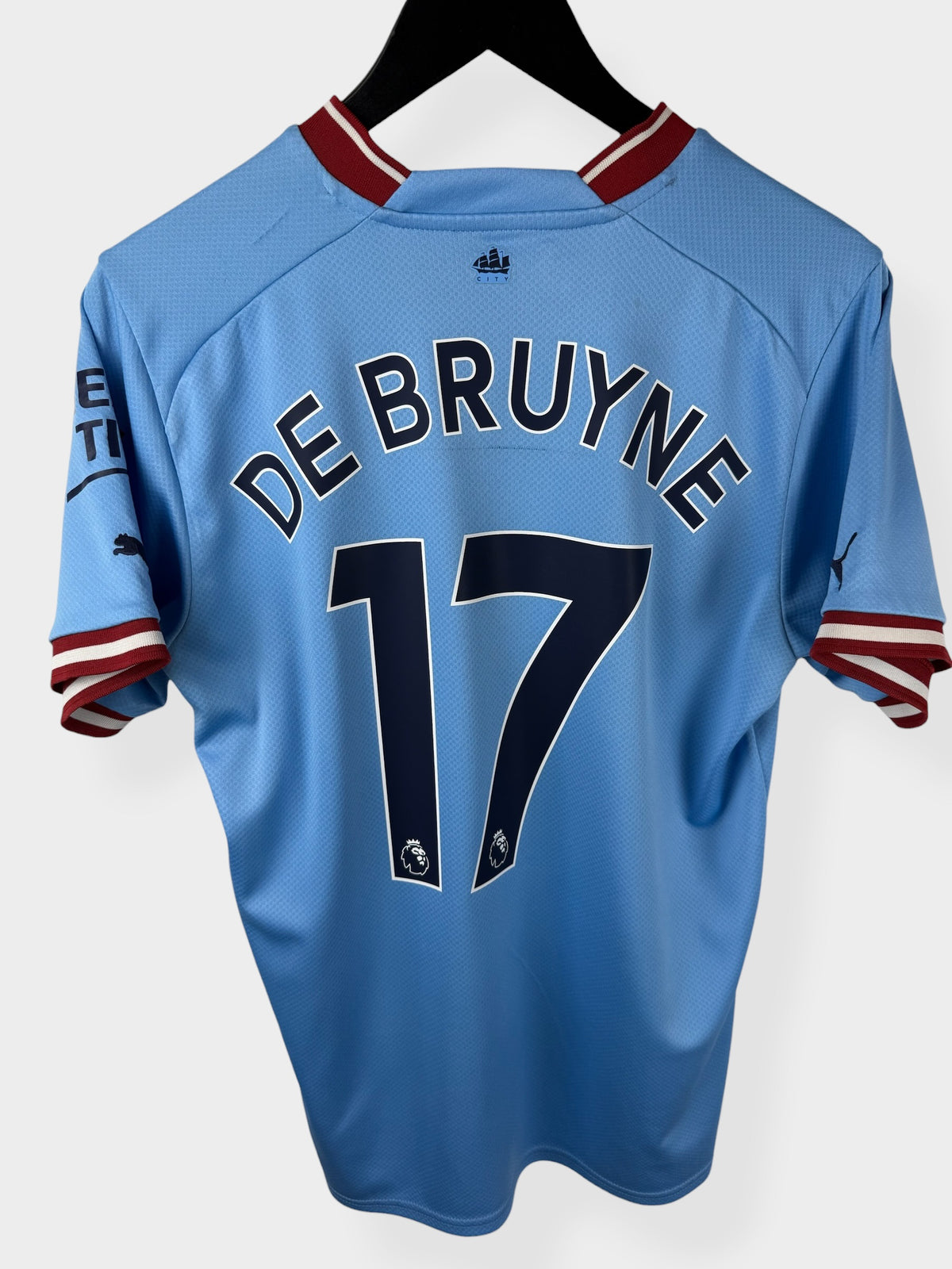 2022-23 MANCHESTER CITY HOME SHIRT DE BRUYNE #17 M