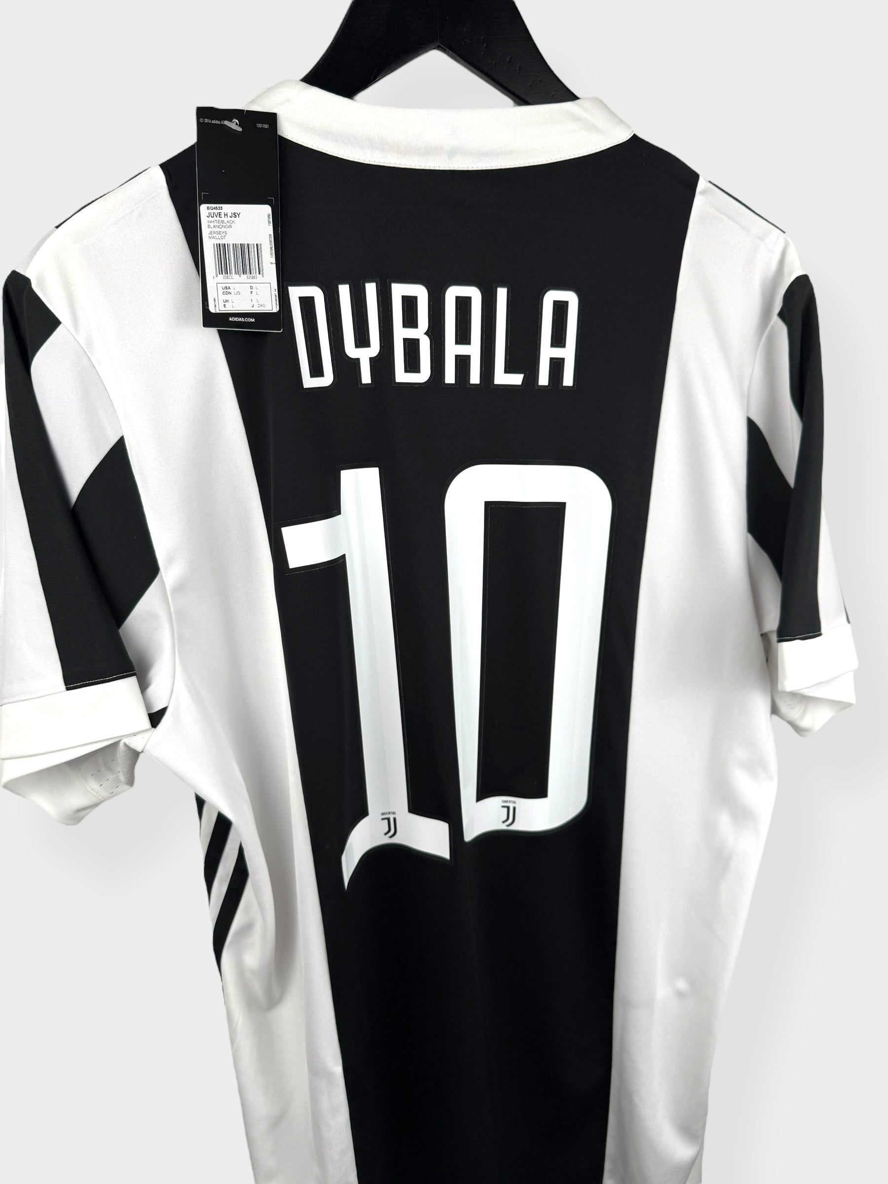 2017-18 JUVENTUS HOME SHIRT DYBALA #10 L
