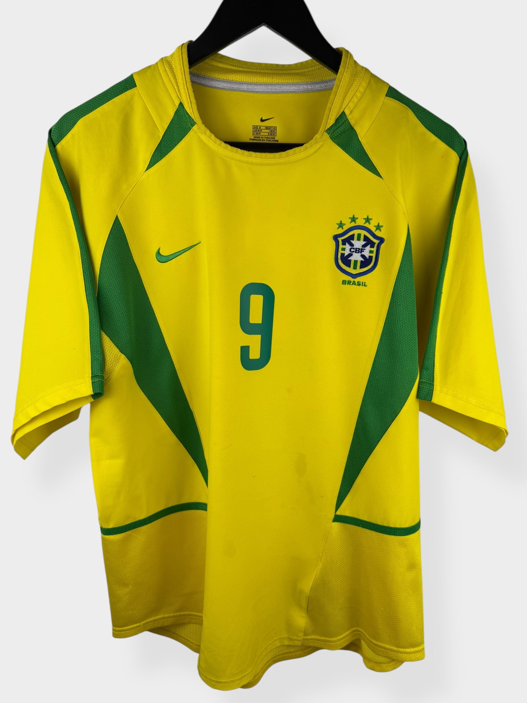 2002-04 BRAZIL HEIMTRIKOT RONALDO #9 M