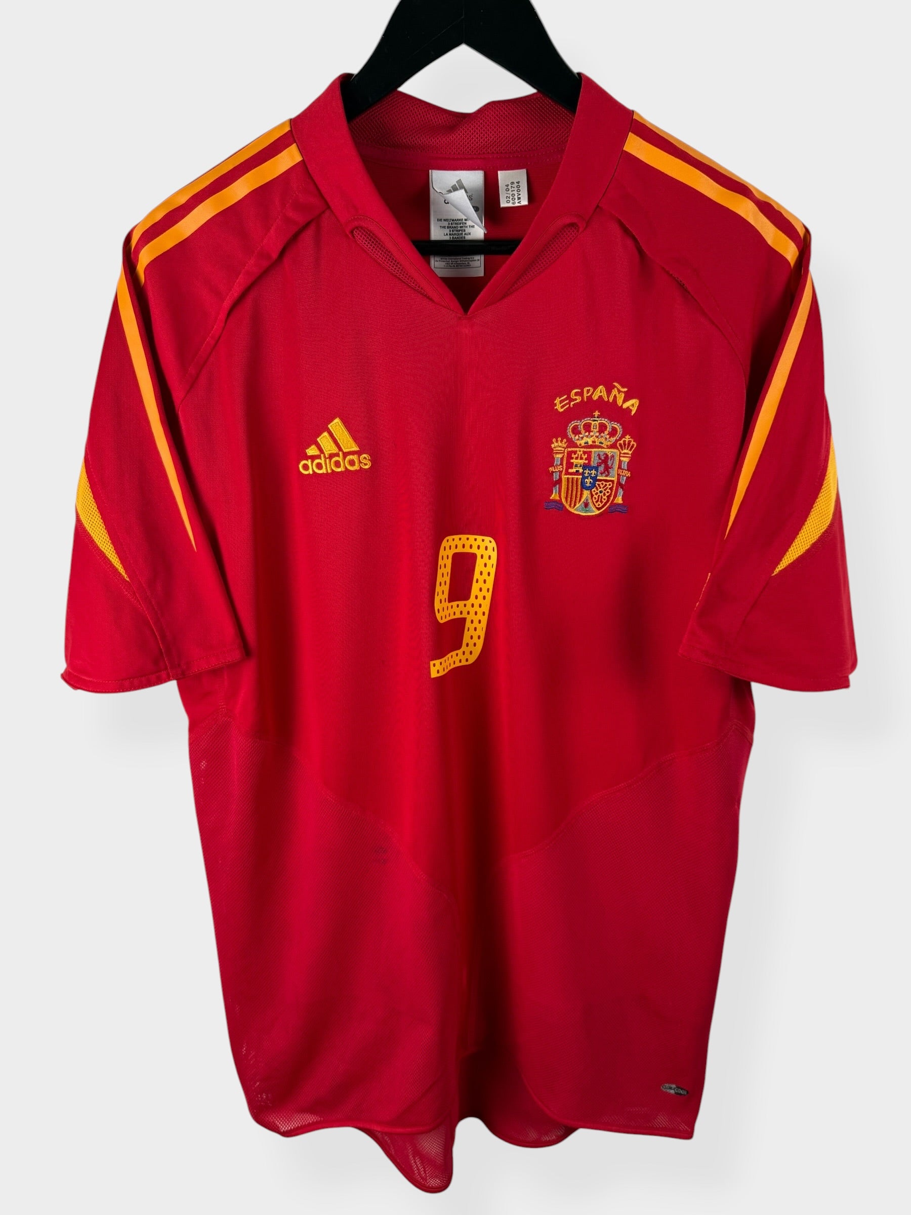 2004-06 SPAIN HOME SHIRT TORRES #9 M