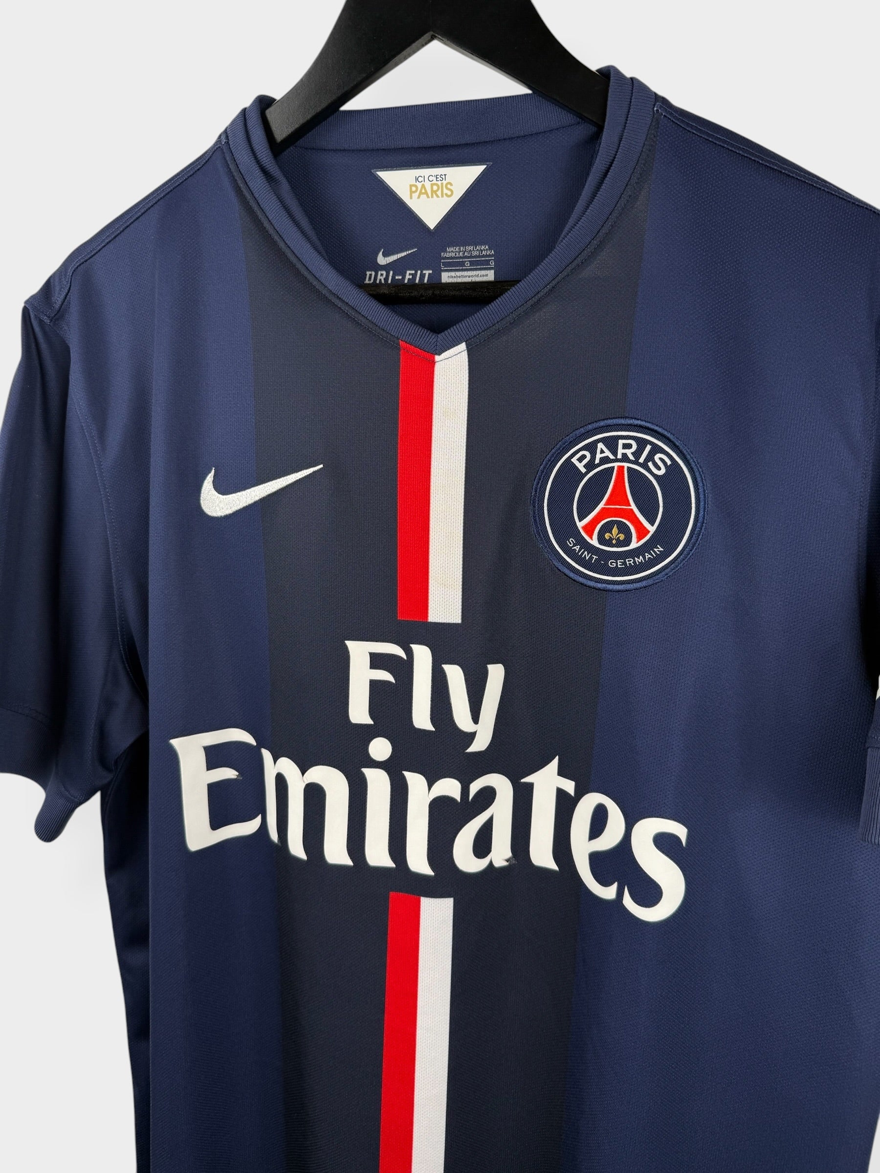 MAILLOT DOMICILE 2014-15 PARIS SAINT-GERMAIN LAVEZZI #22 L
