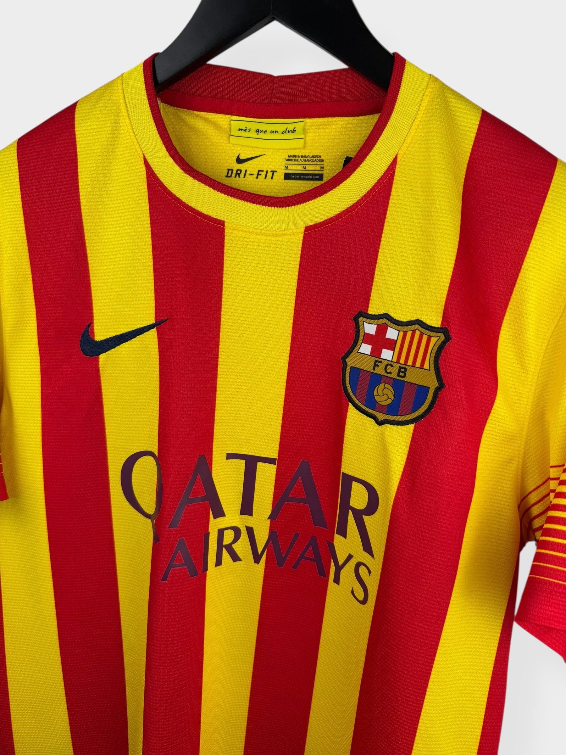 2013-14 BARCELONA AWAY SHIRT NEYMAR JR #11 M
