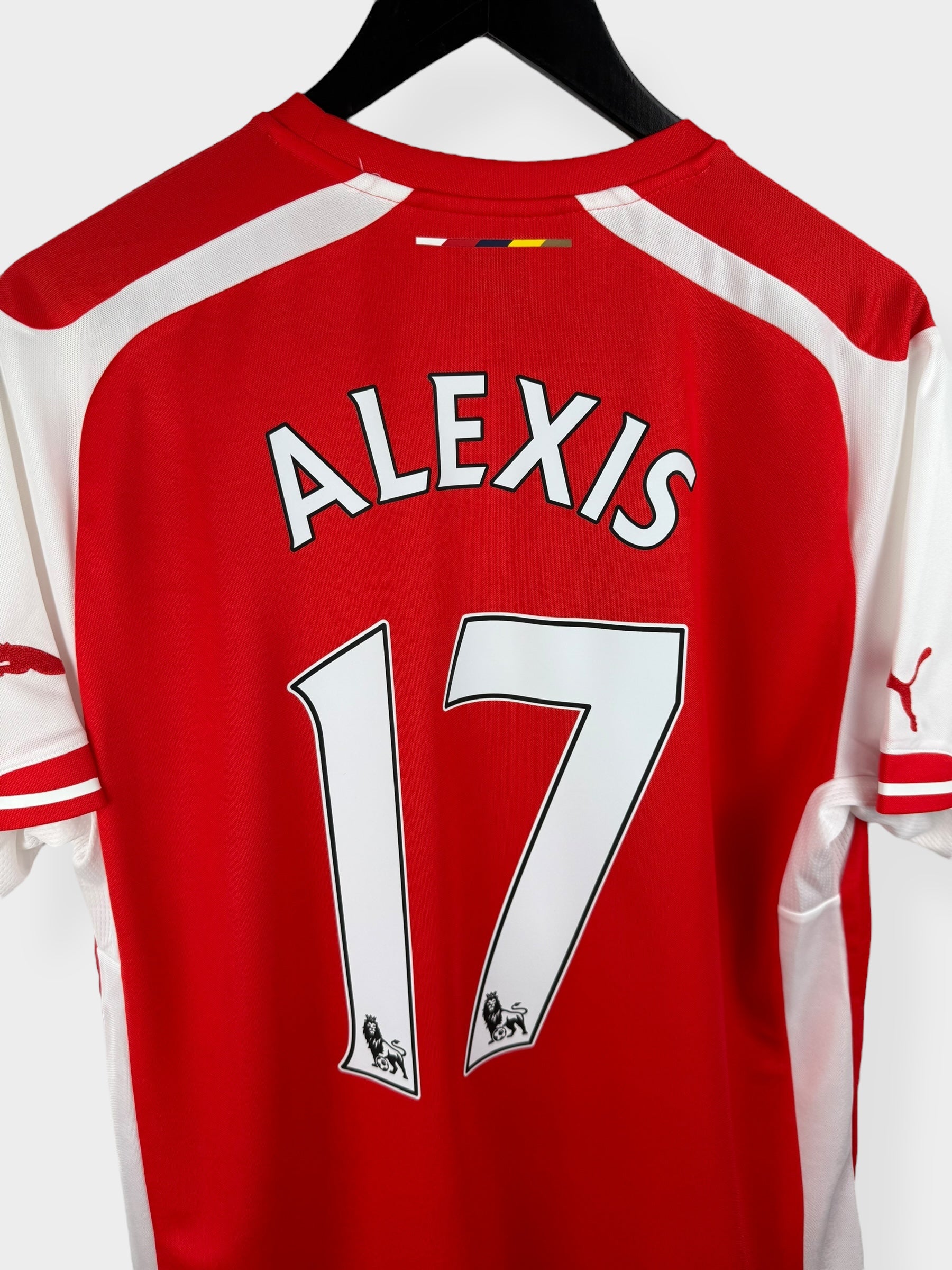 2014-15 ARSENAL HOME SHIRT ALEXIS #17 L