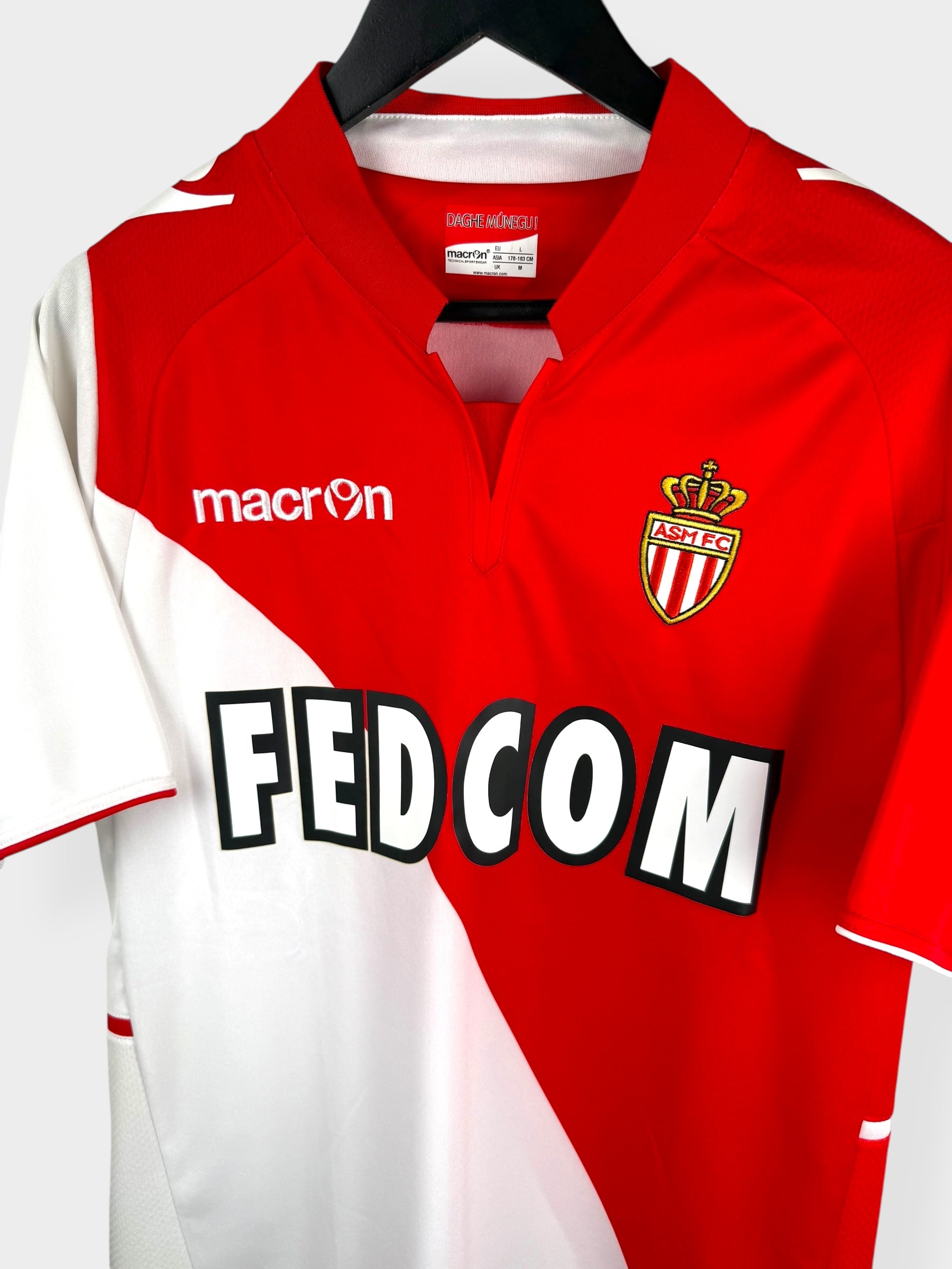 2013-14 AS MONACO HOME SHIRT L - Authentic Football Club