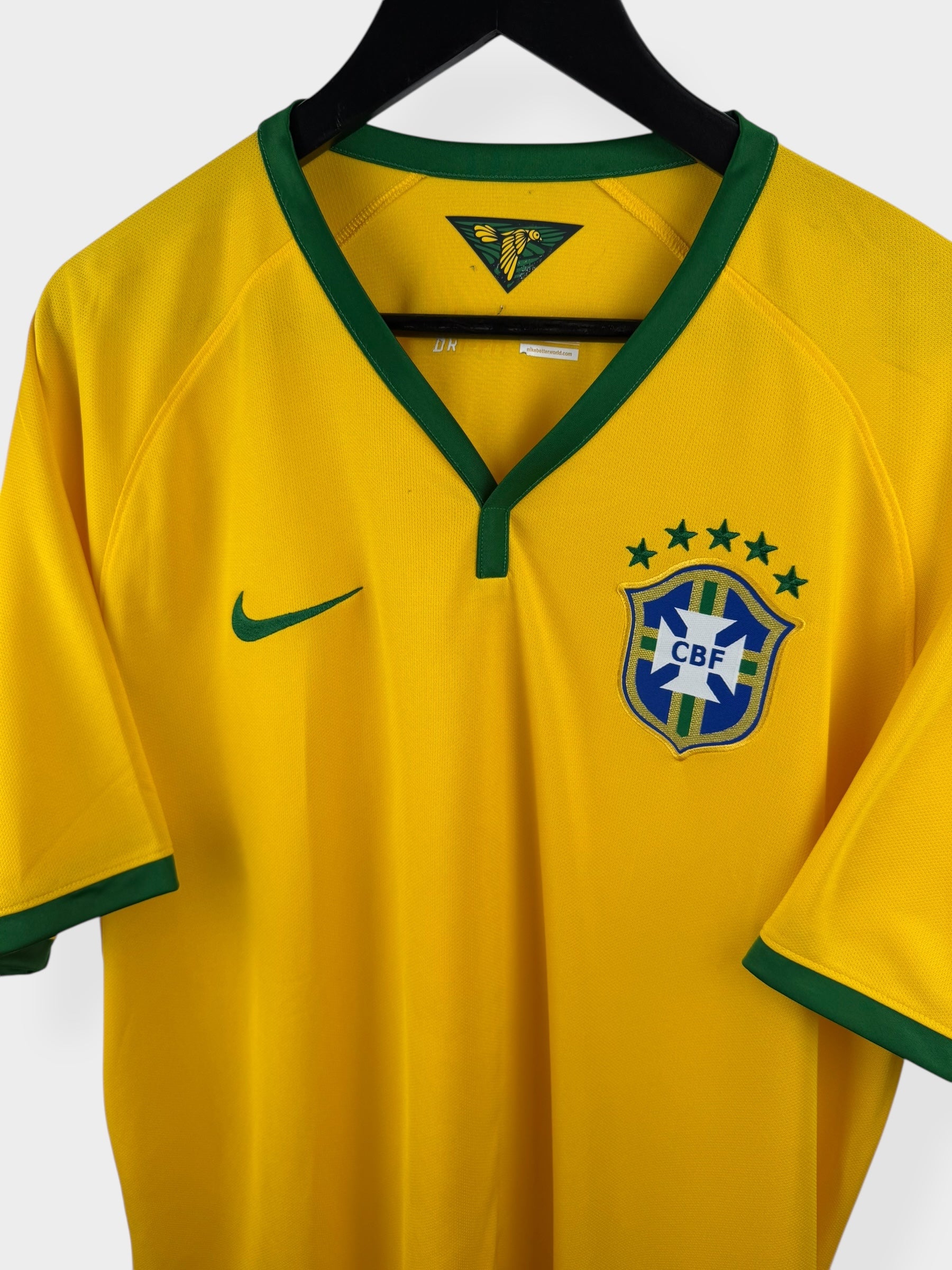 2014-15 BRAZIL HOME SHIRT XL - Authentic Football Club
