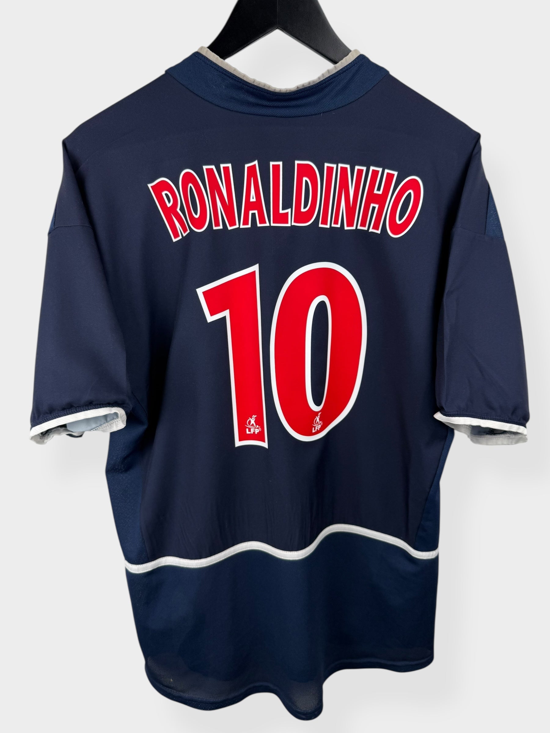 2002-03 PARIS SAINT-GERMAIN HOME SHIRT RONALDINHO #10 S