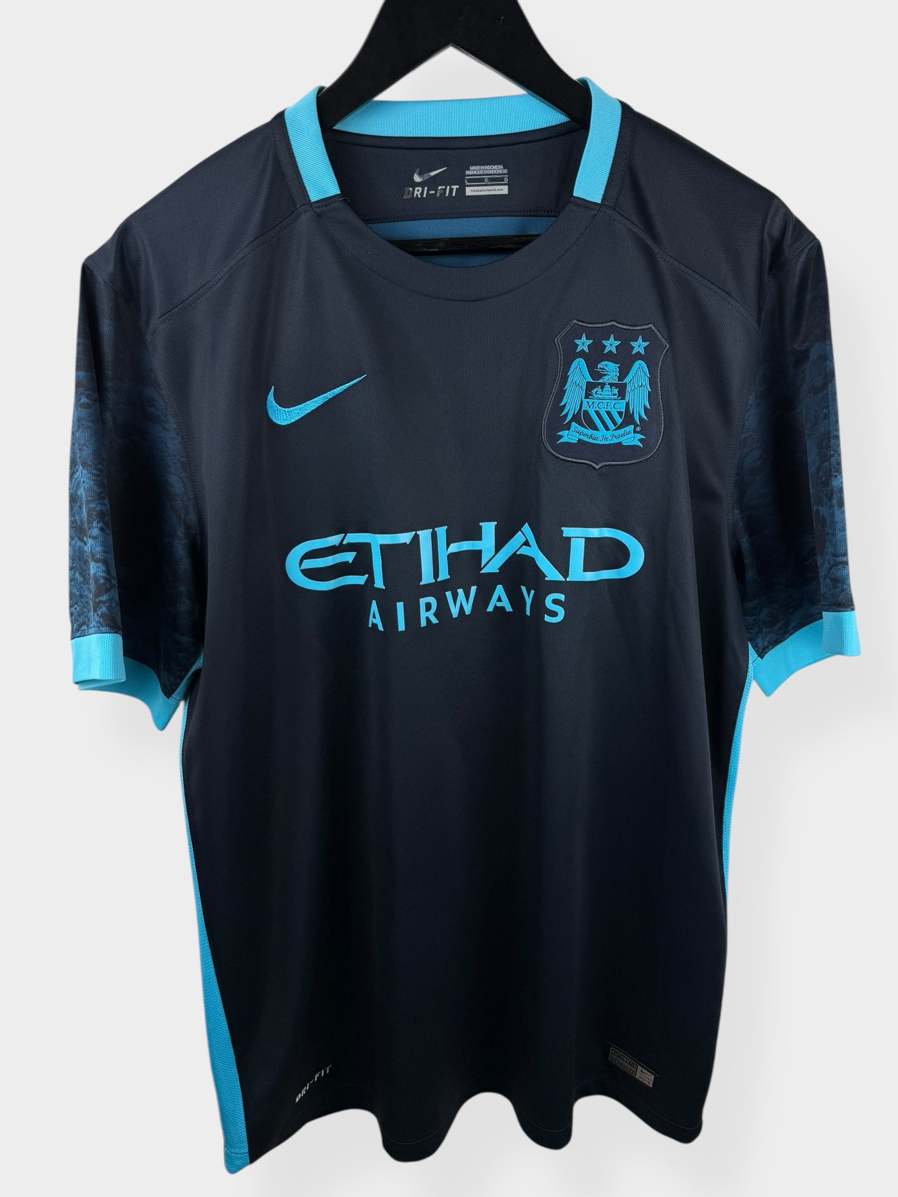 2015-16 MANCHESTER CITY AUSWÄRTSTRIKOT DE BRUYNE #17 L