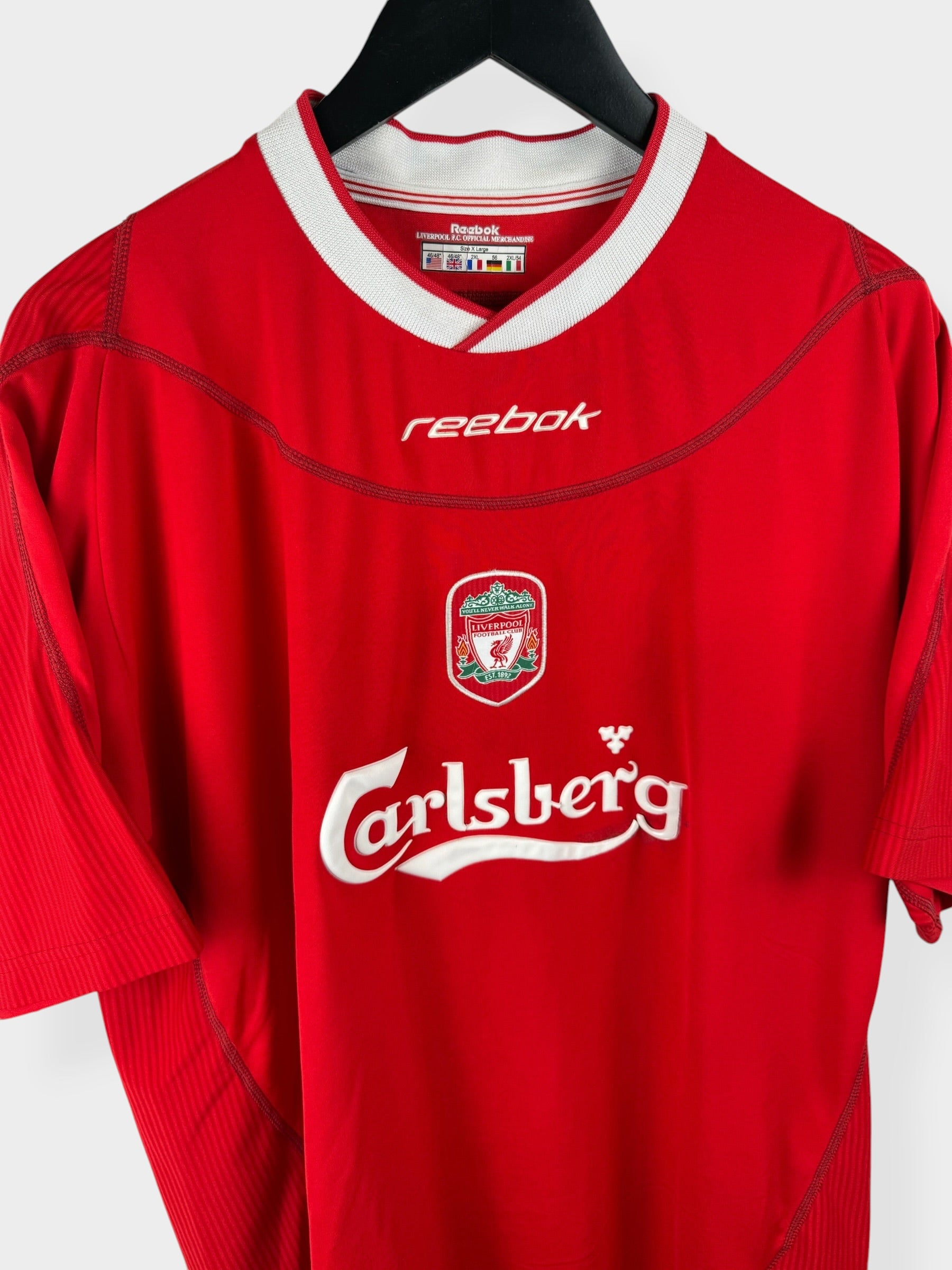 MAILLOT DOMICILE DE LIVERPOOL 2002-04 L