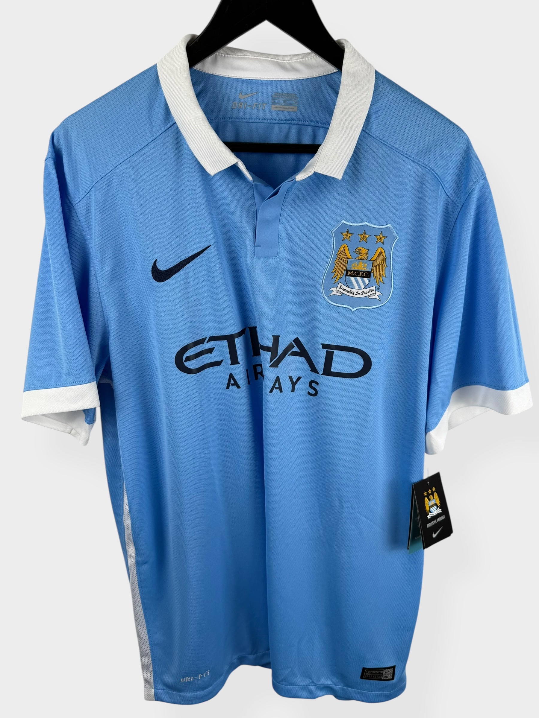 2015-16 MANCHESTER CITY HOME SHIRT XL - Authentic Football Club