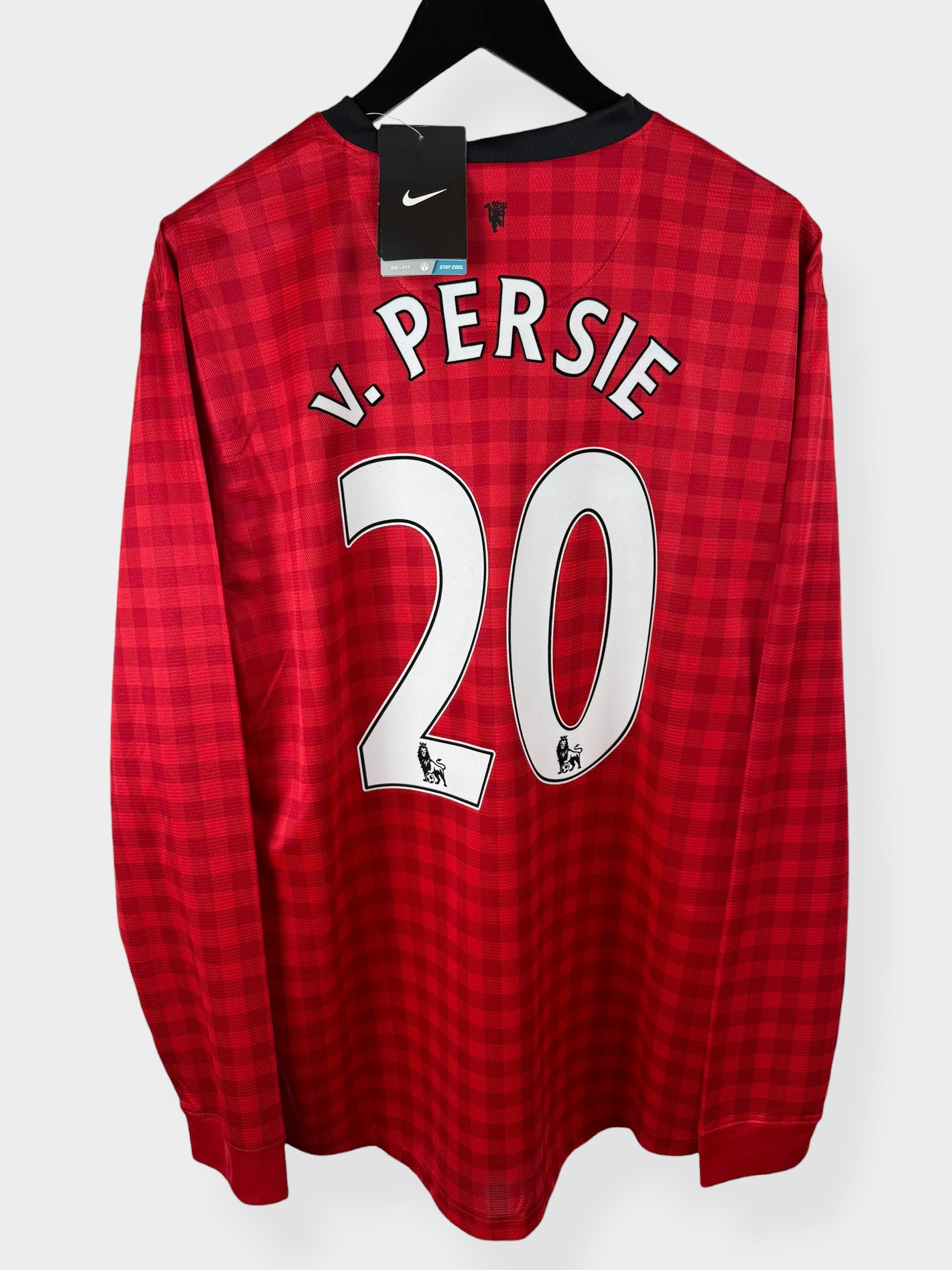 MAILLOT DOMICILE MANCHESTER UNITED 2012-13 ML V. PERISE #20 XL