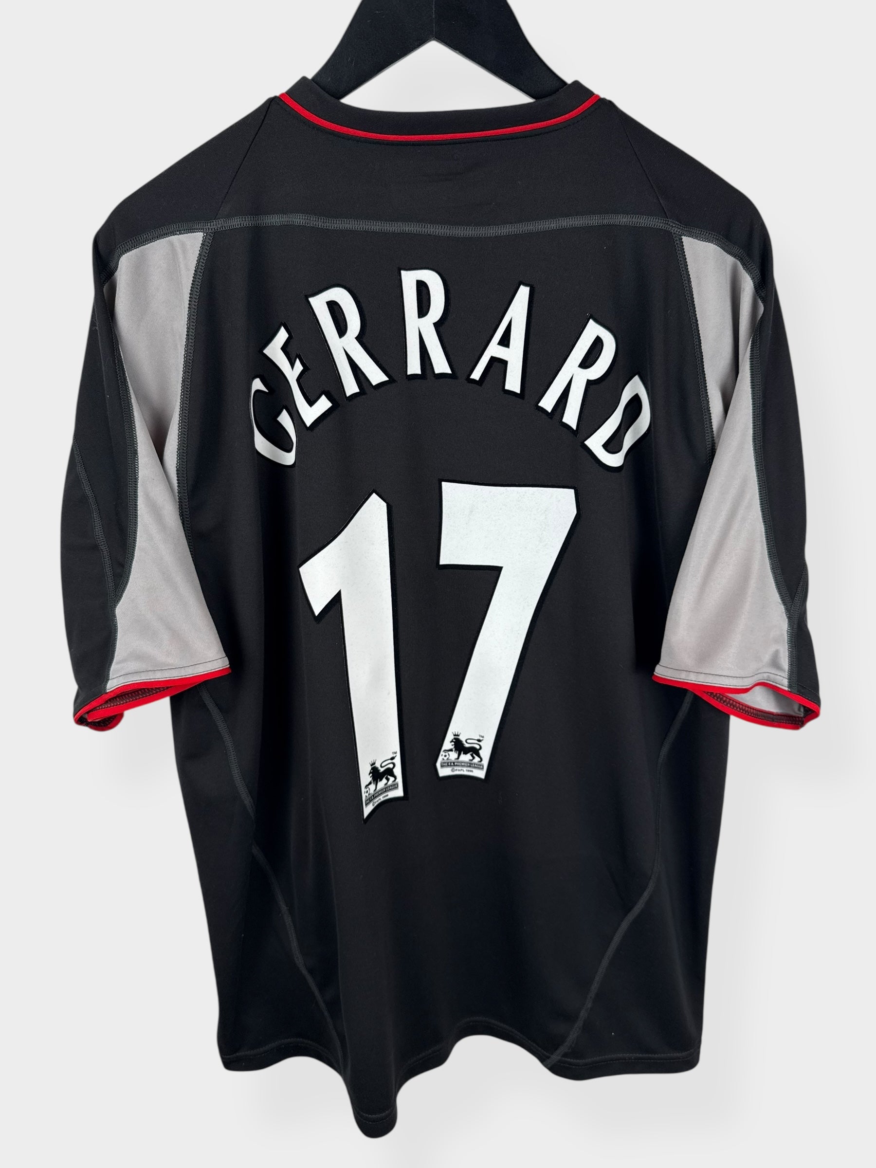 2002-04 LIVERPOOL AWAY SHIRT GERRARD #17 L - Authentic Football Club