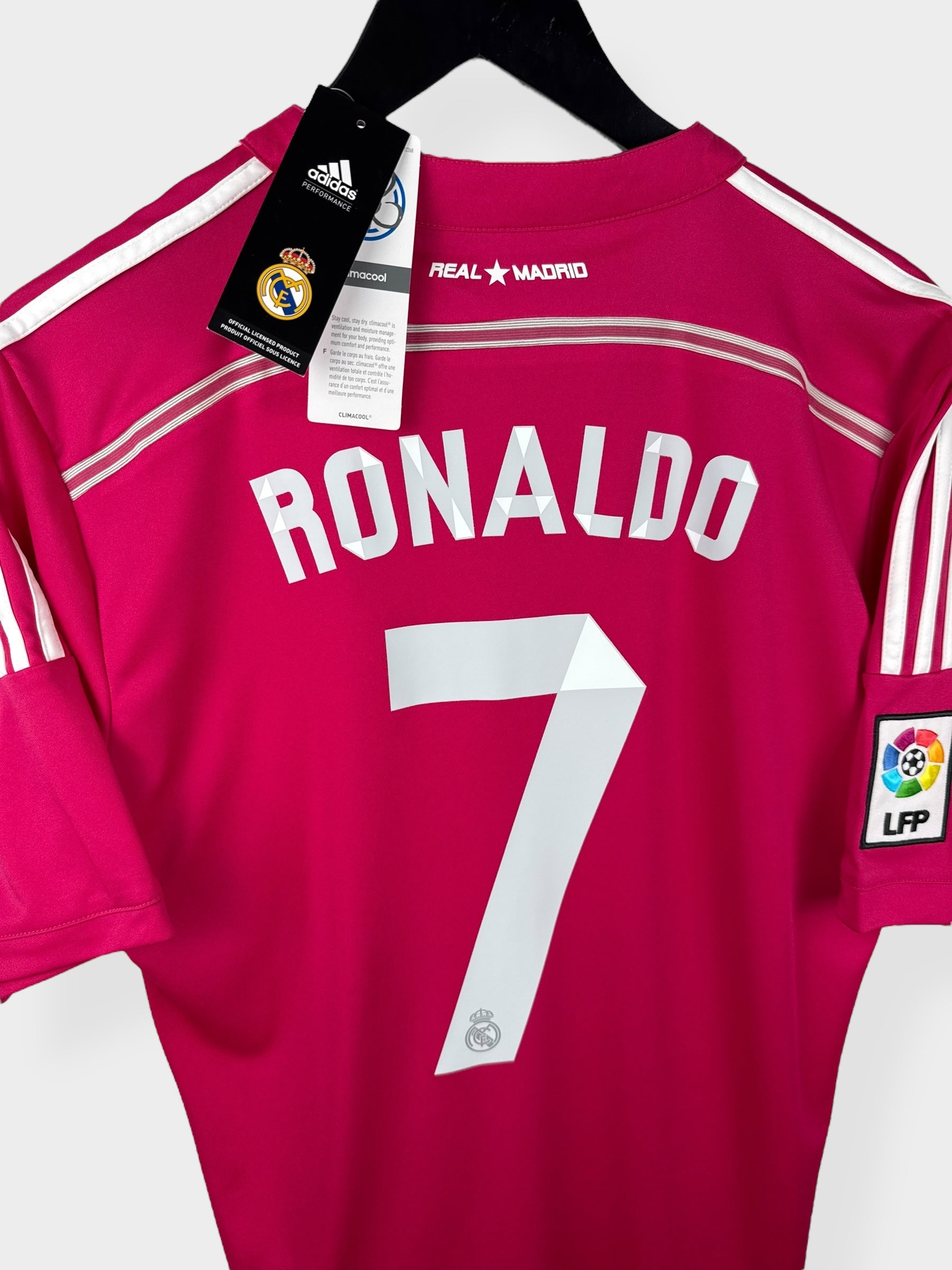 2014-15 REAL MADRID AWAY SHIRT RONALDO #7 M - Authentic Football Club