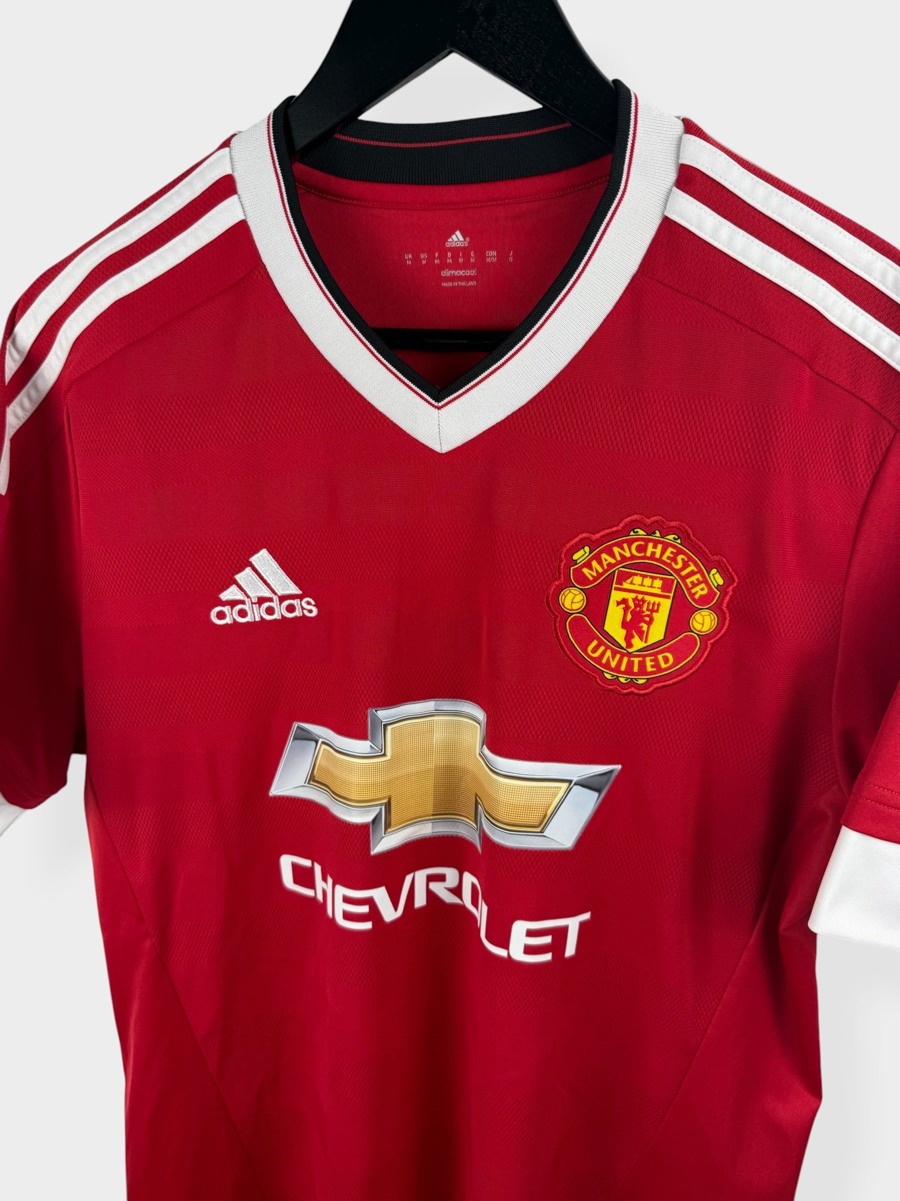 2015-16 MANCHESTER UNITED HOME SHIRT CARRICK #16 M