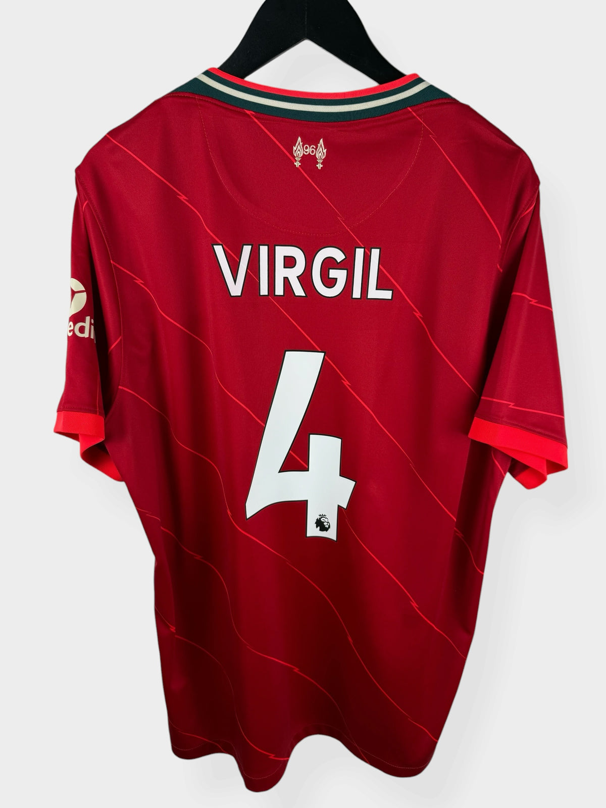 2021-22 LIVERPOOL HOME SHIRT VIRGIL #4 XL - Authentic Football Club