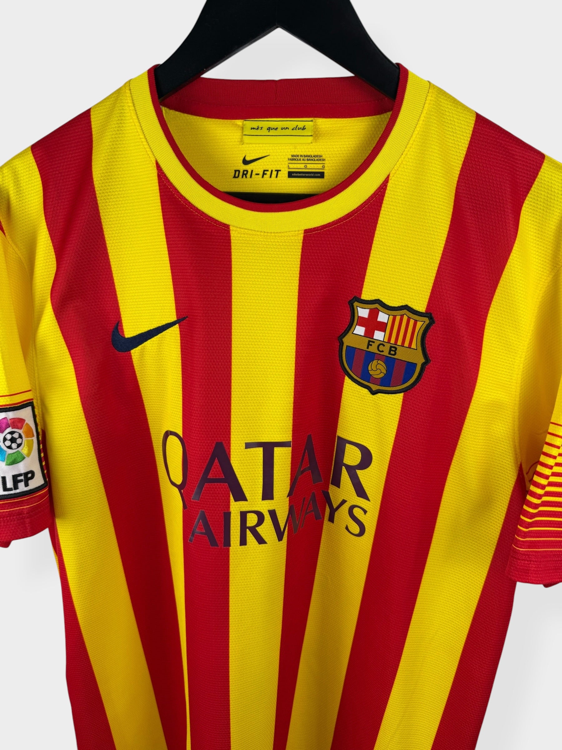 2013-14 BARCELONA AWAY SHIRT NEYMAR JR #11 L