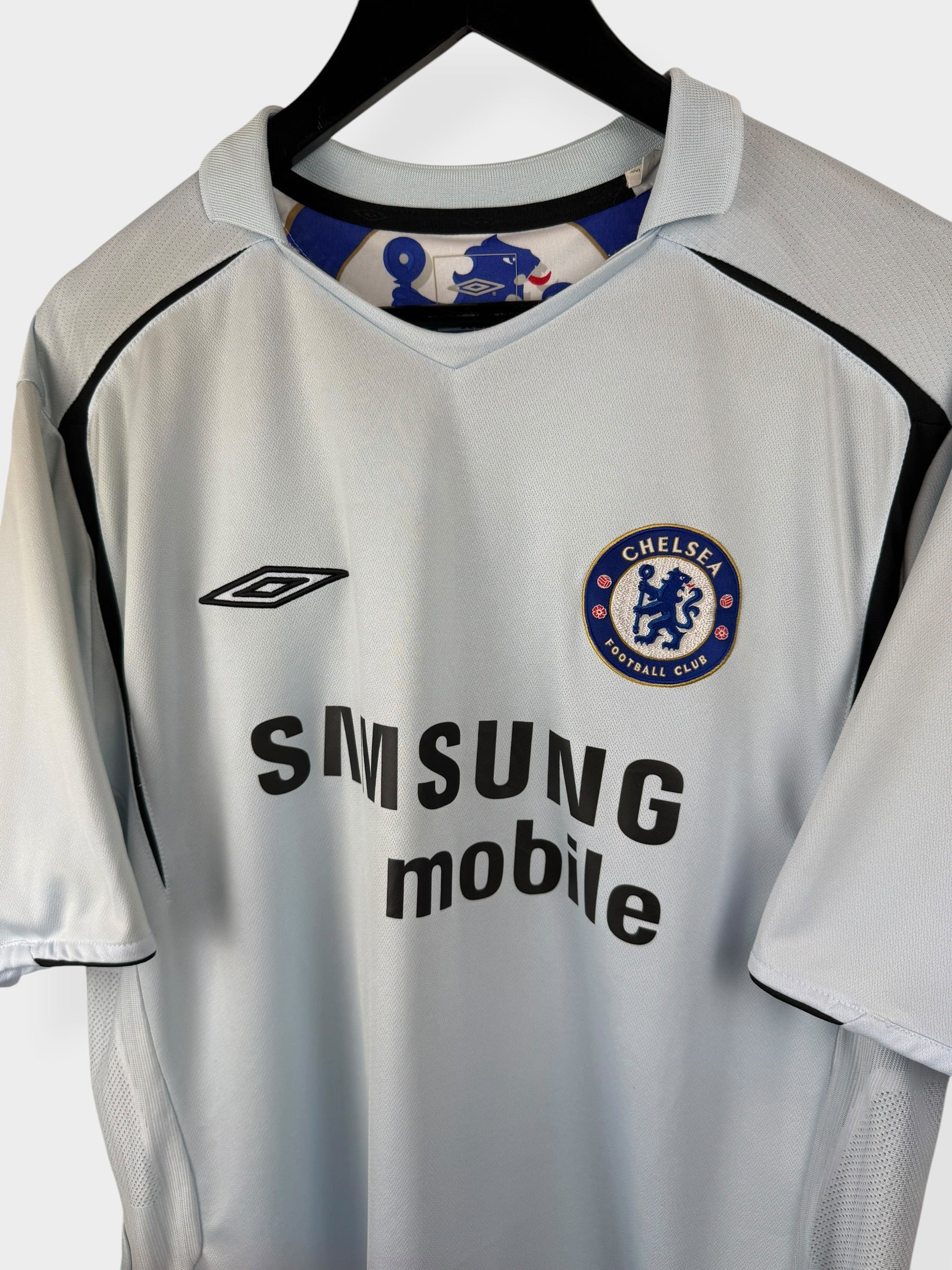 2005-06 CHELSEA AWAY SHIRT DROGBA #15 XXL