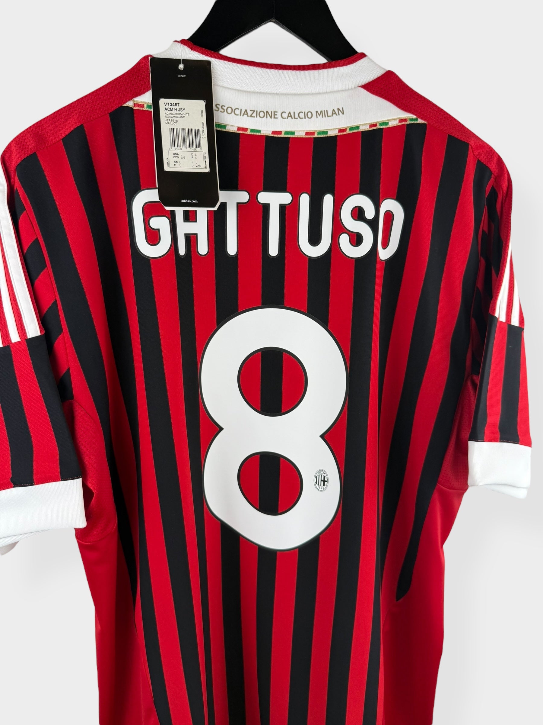 2011-12 AC MILAN HEIMTRIKOT GATTUSO #8 L