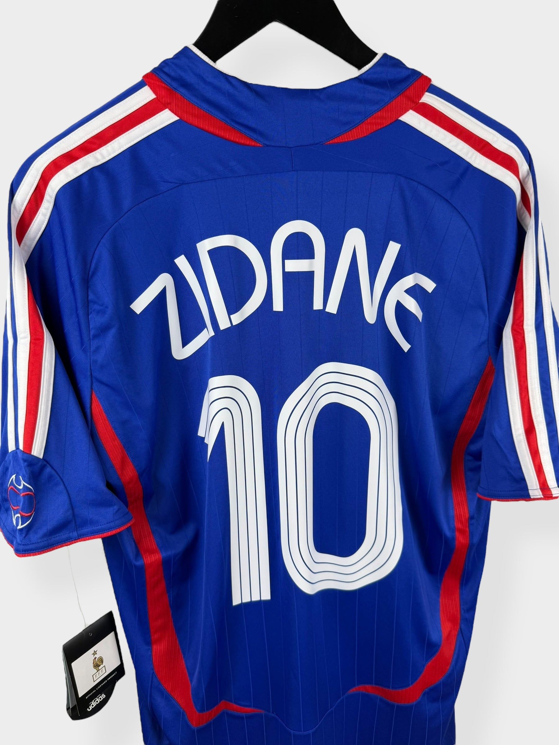 2006-07 FRANCE HOME SHIRT ZIDANE #10 L - Authentic Football Club