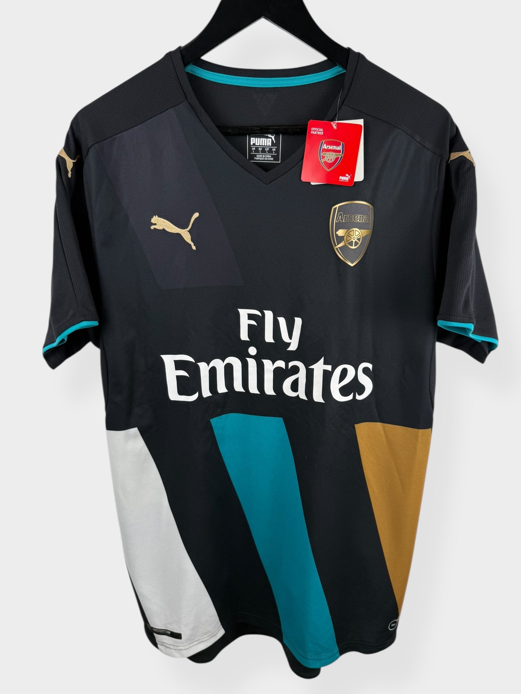 2015-16 ARSENAL THIRD SHIRT L - Authentic Football Club