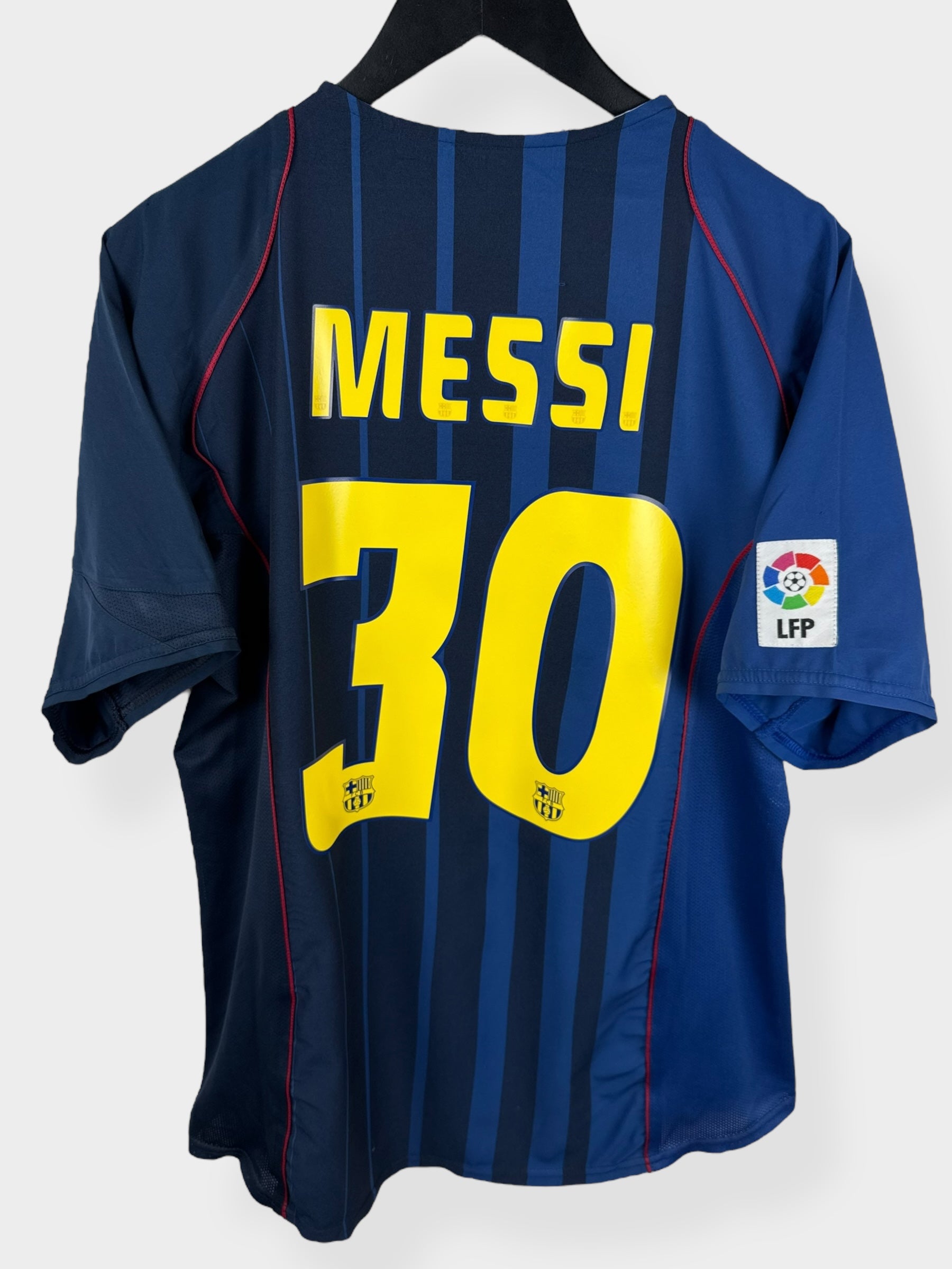 2004-05 BARCELONA AWAY SHIRT MESSI #30 L - Authentic Football Club