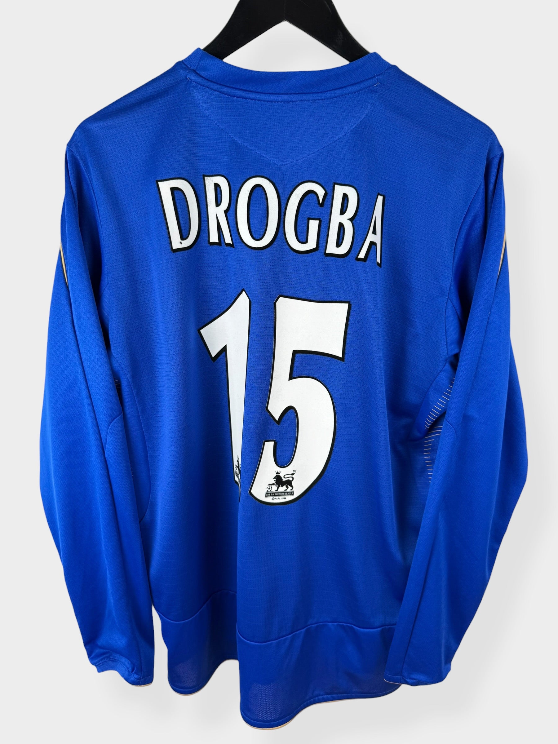 2005-06 CHELSEA THUISSHIRT LS DROGBA #15 L