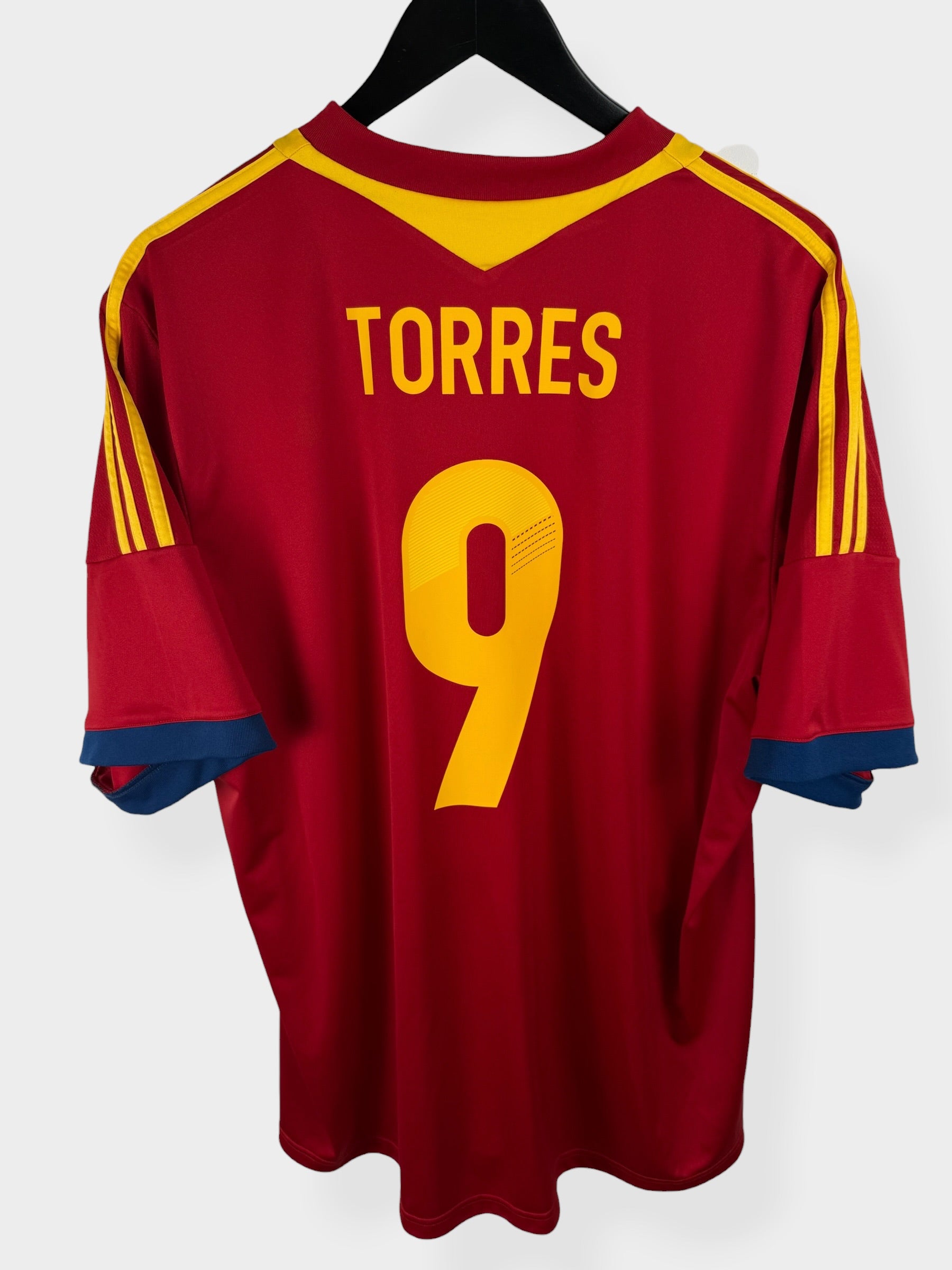2012-13 SPAIN HOME SHIRT TORRES #9 XXL