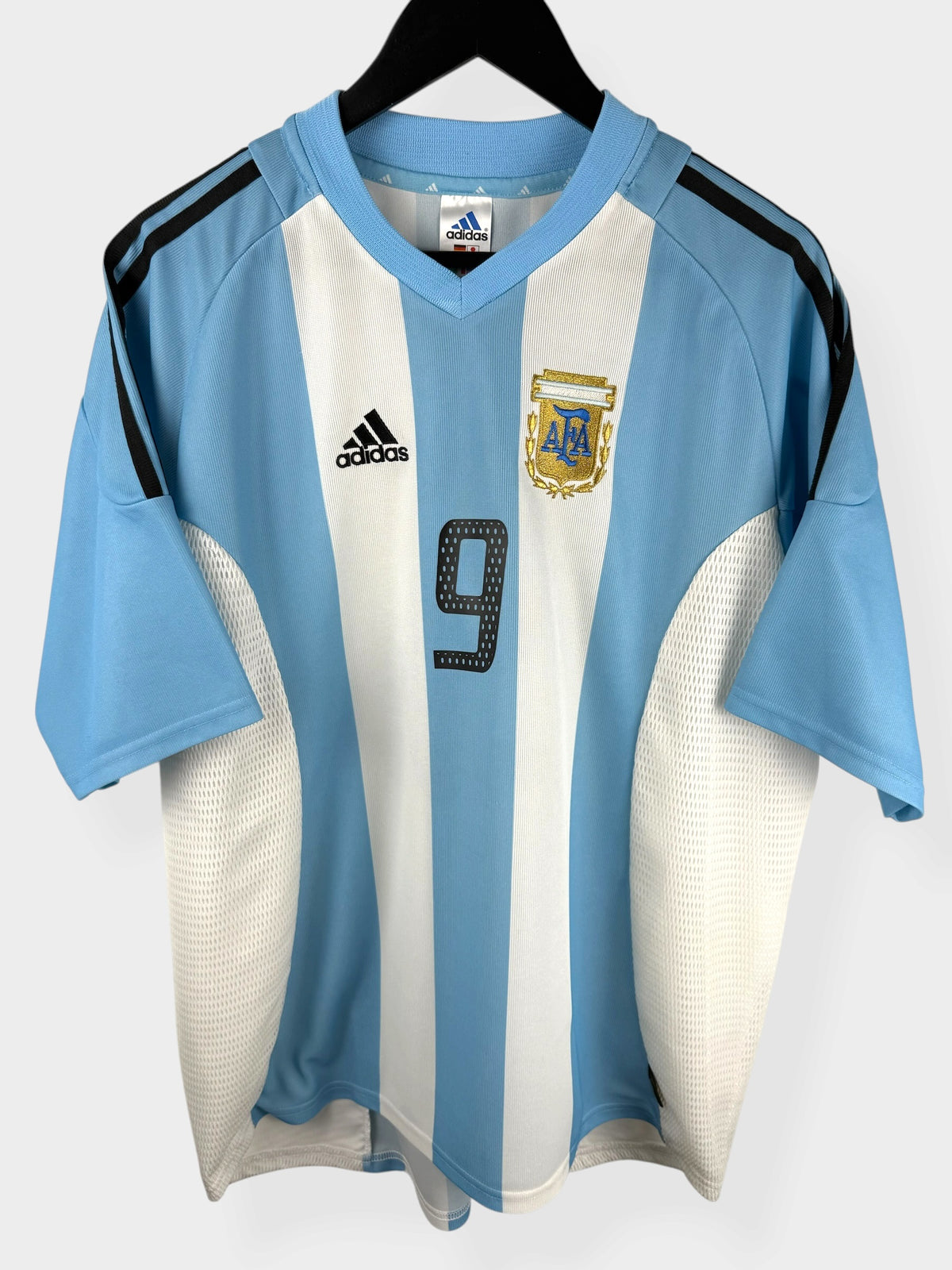 2002-04 ARGENTINA HOME SHIRT BATISTUTA #9 XL - Authentic Football Club