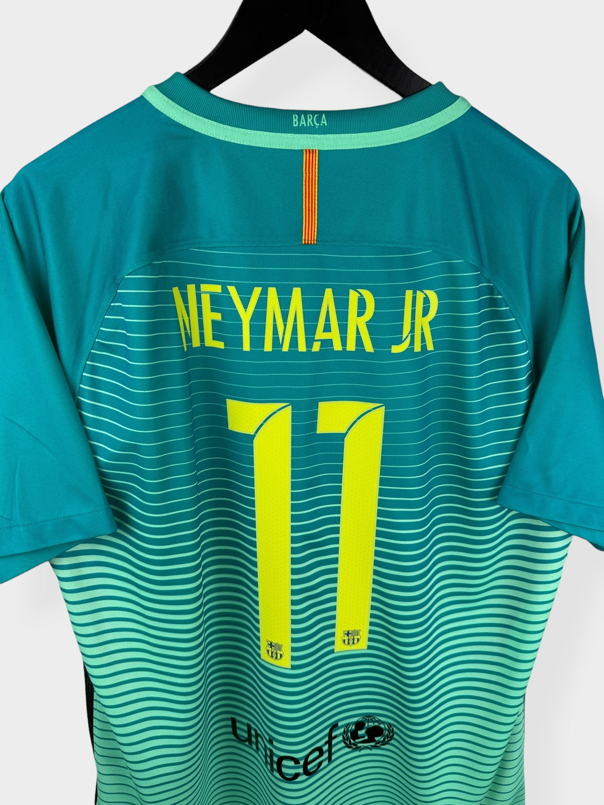 2016-17 BARCELONA THIRD SHIRT NEYMAR JR #11 L