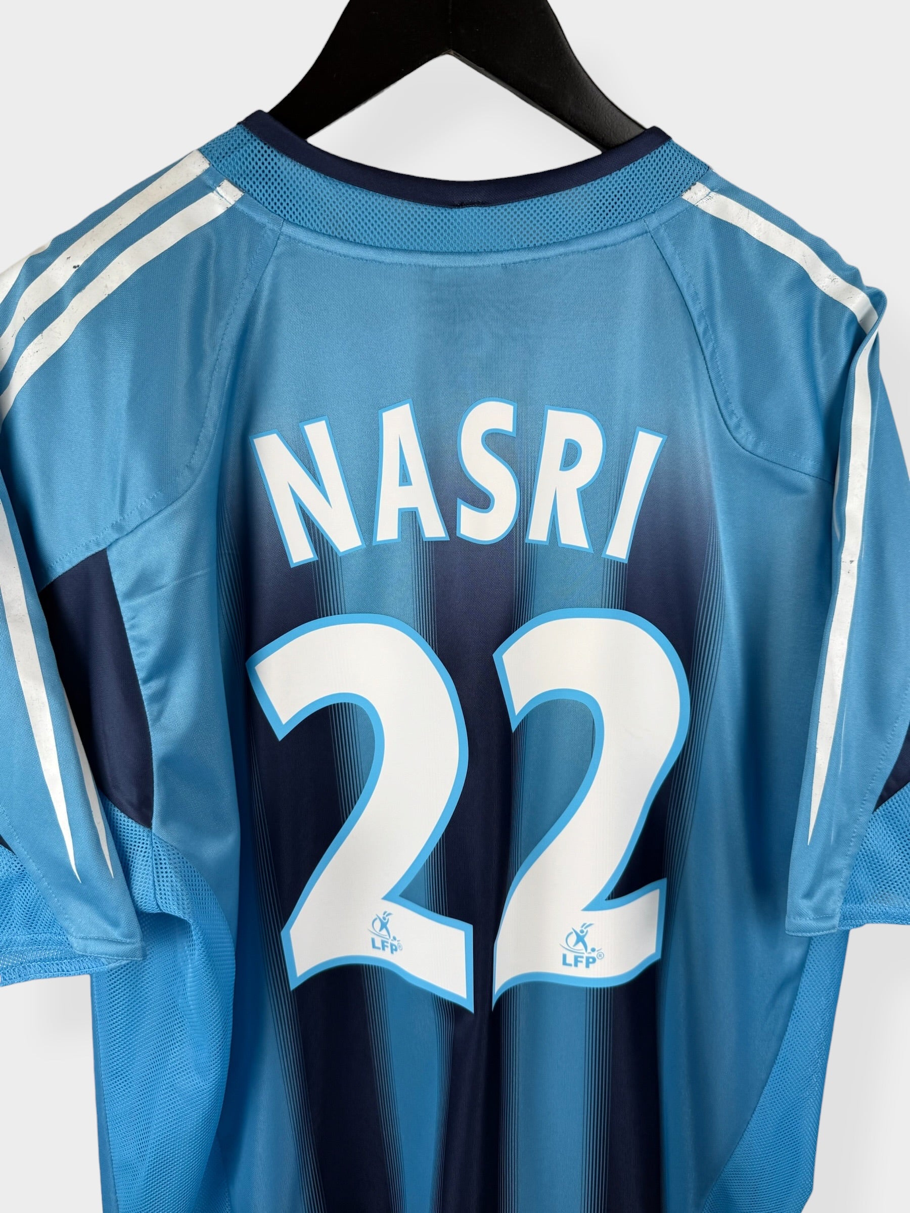 2004-05 OLYMPIQUE MARSEILLE AUSWÄRTSTRIKOT NASRI #22 XL