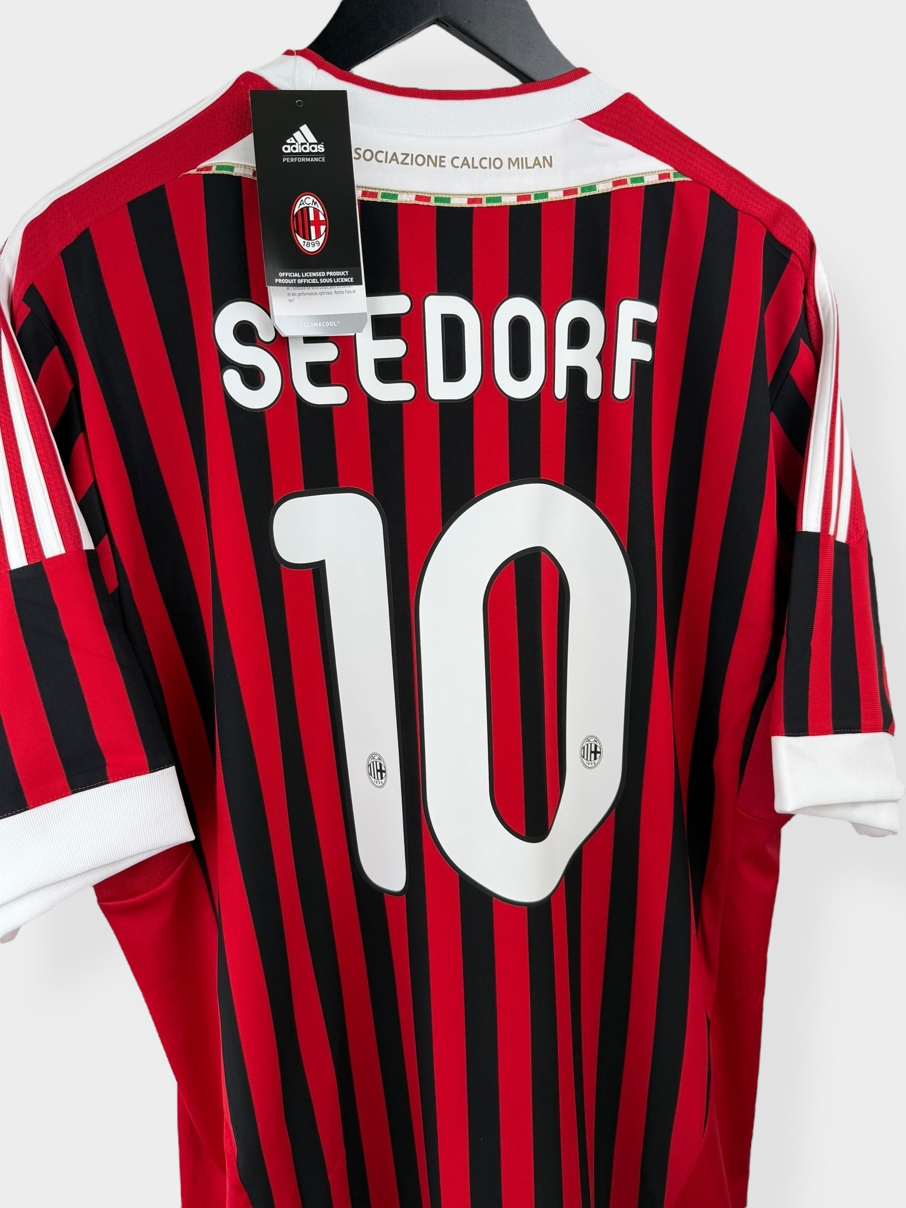 2011-12 AC MILAN HEIMTRIKOT SEEDORF #10 XL