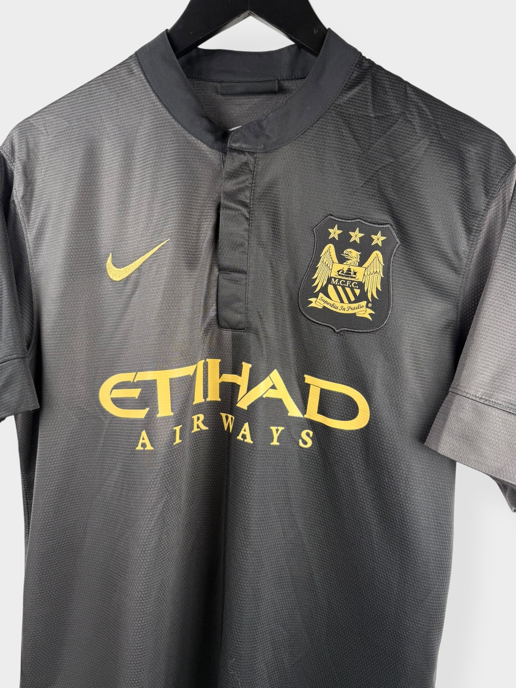 2013-14 MANCHESTER CITY UITSHIRT KUN AGUERO #16 M