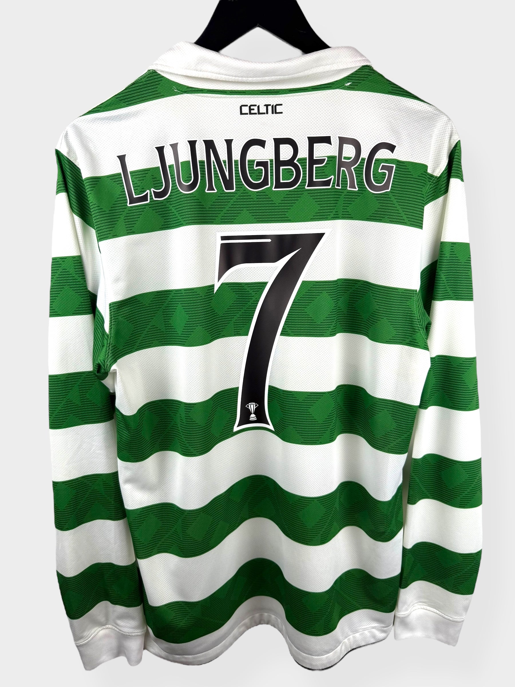 2010-12 CELTIC HOME SHIRT LJUNGBERG #7 M LS
