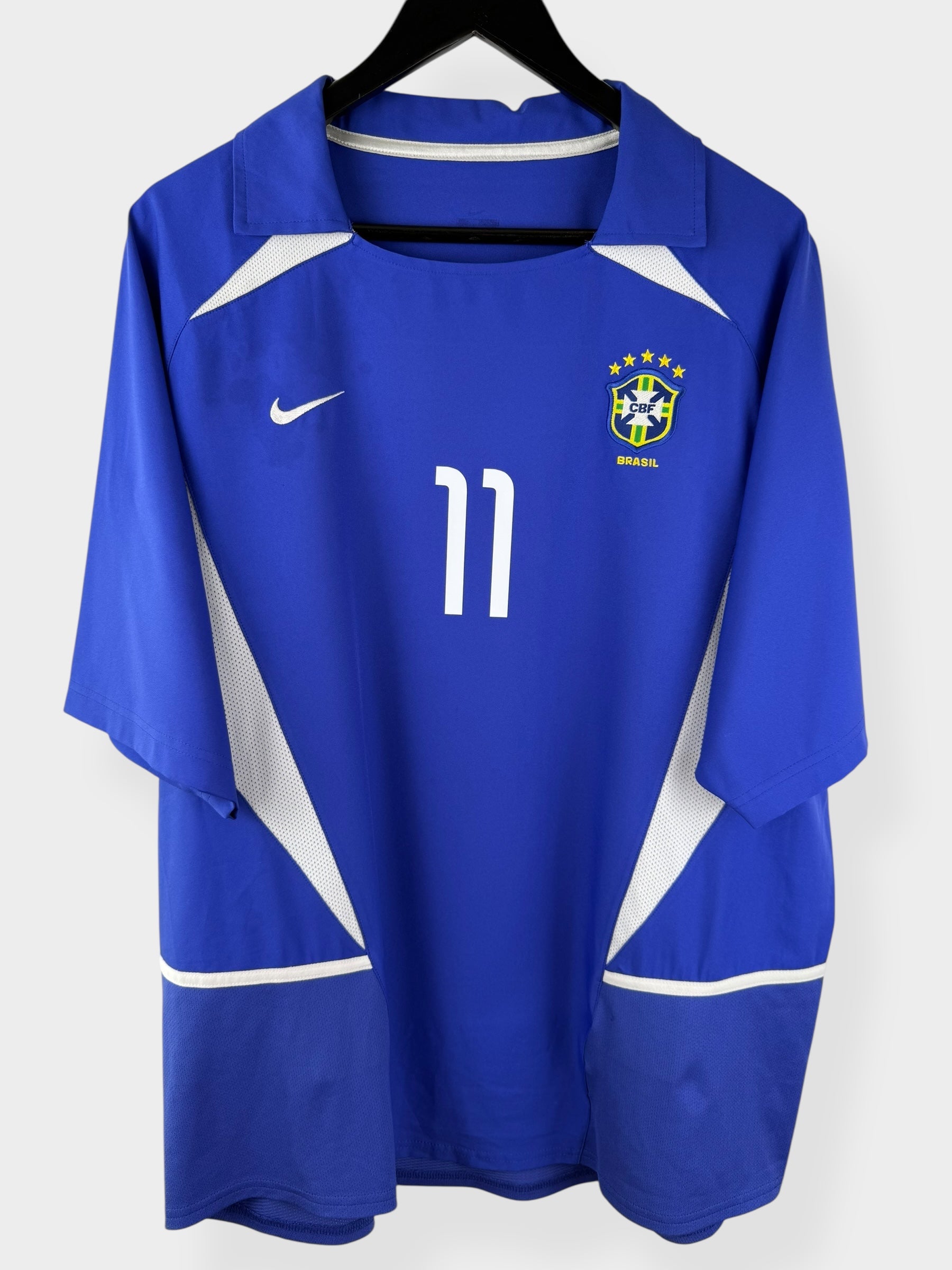 2002-04 BRAZIL AWAY SHIRT RONALDINHO #11 XL