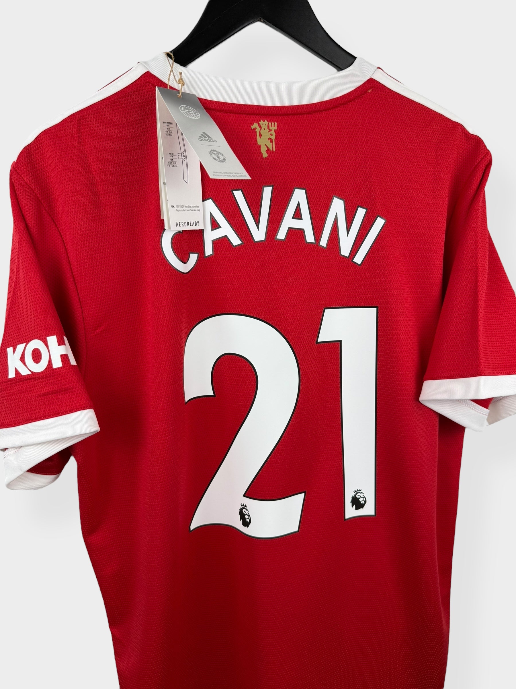 2021-22 MANCHESTER UNITED THUISSHIRT CAVANI #21 XL