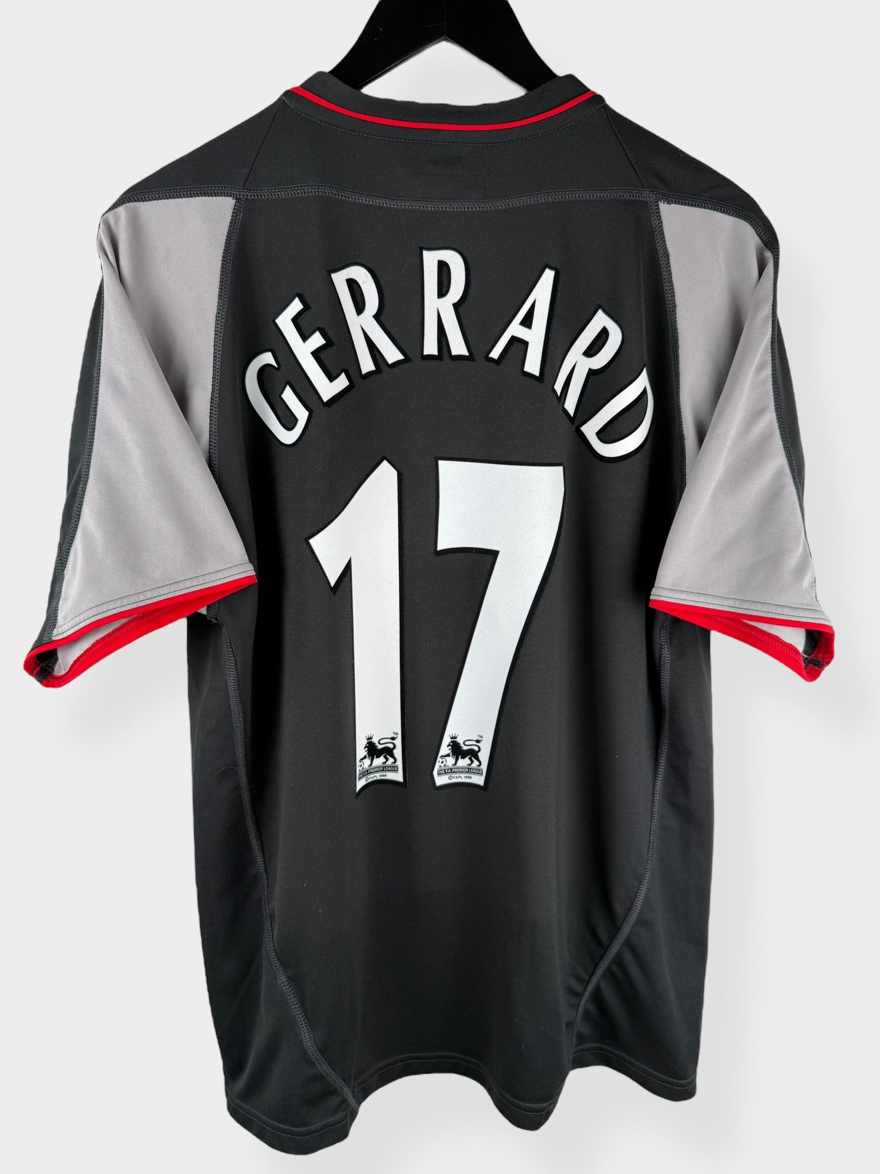 2002-04 LIVERPOOL AWAY SHIRT GERRARD #17 M