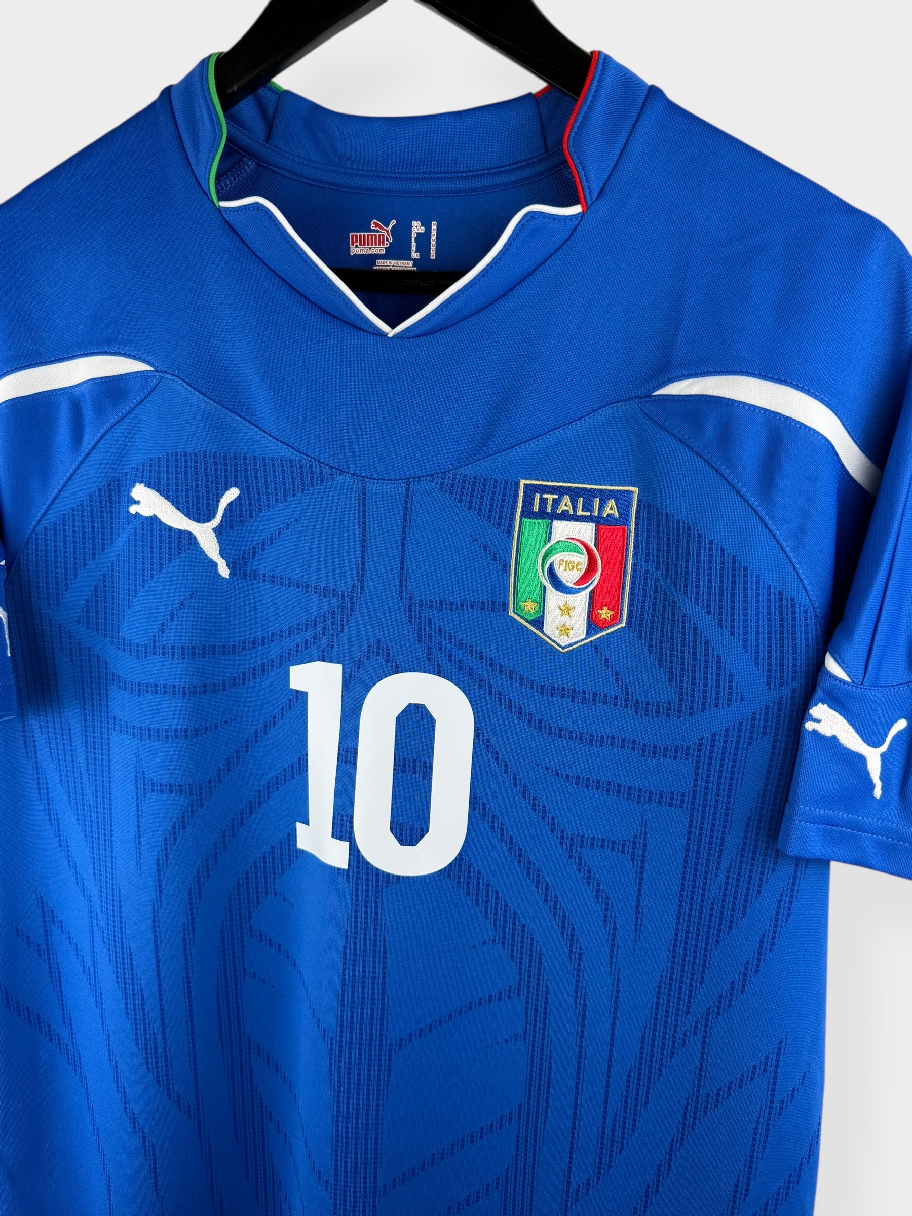 2010-12 ITALY HOME SHIRT DI NATALE #10 M